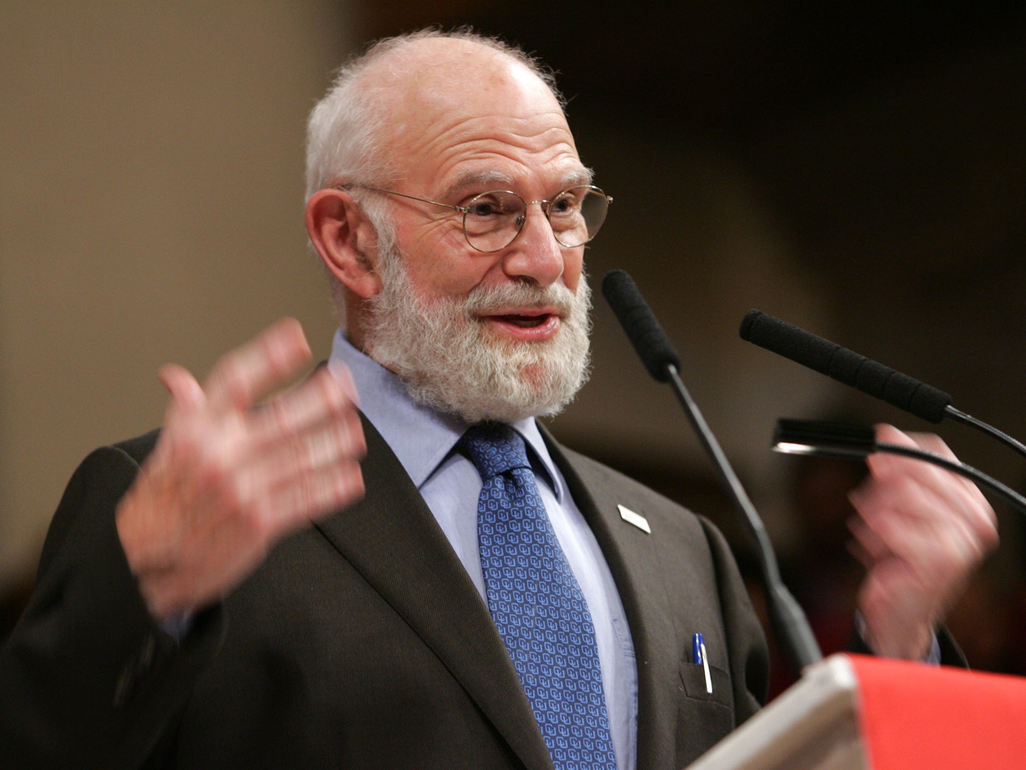 British neurologist and author Dr Oliver Sacks sees blindness as a gift of creativity to authors