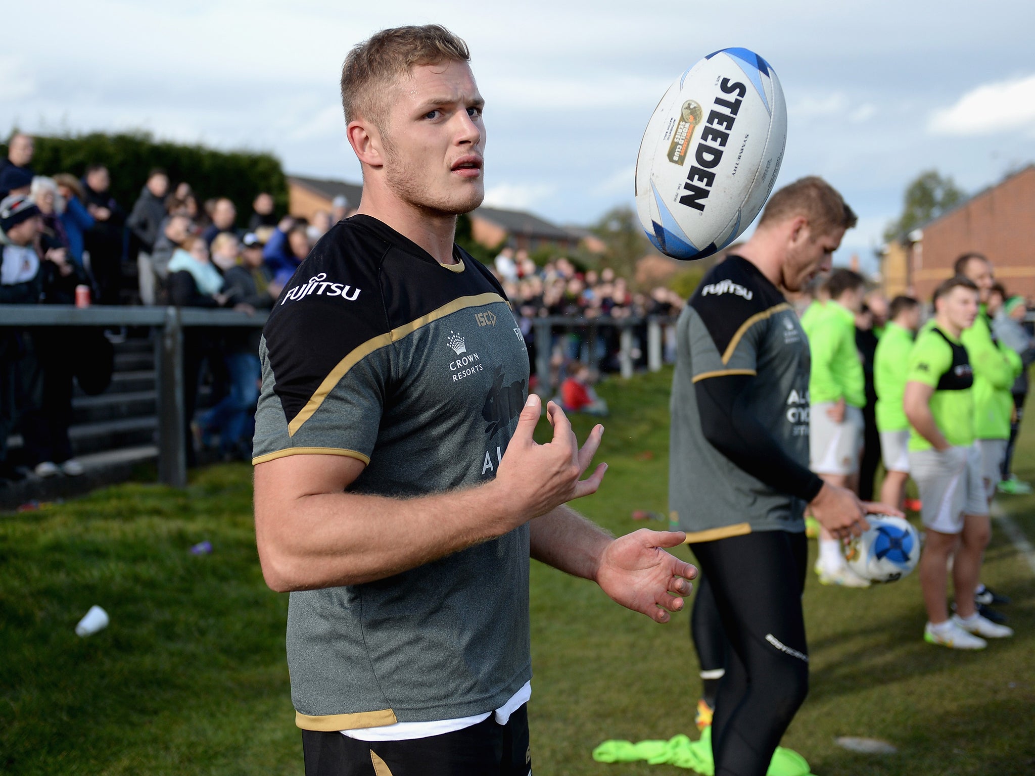 George burgess (left) of South Sydney Rabbitohs