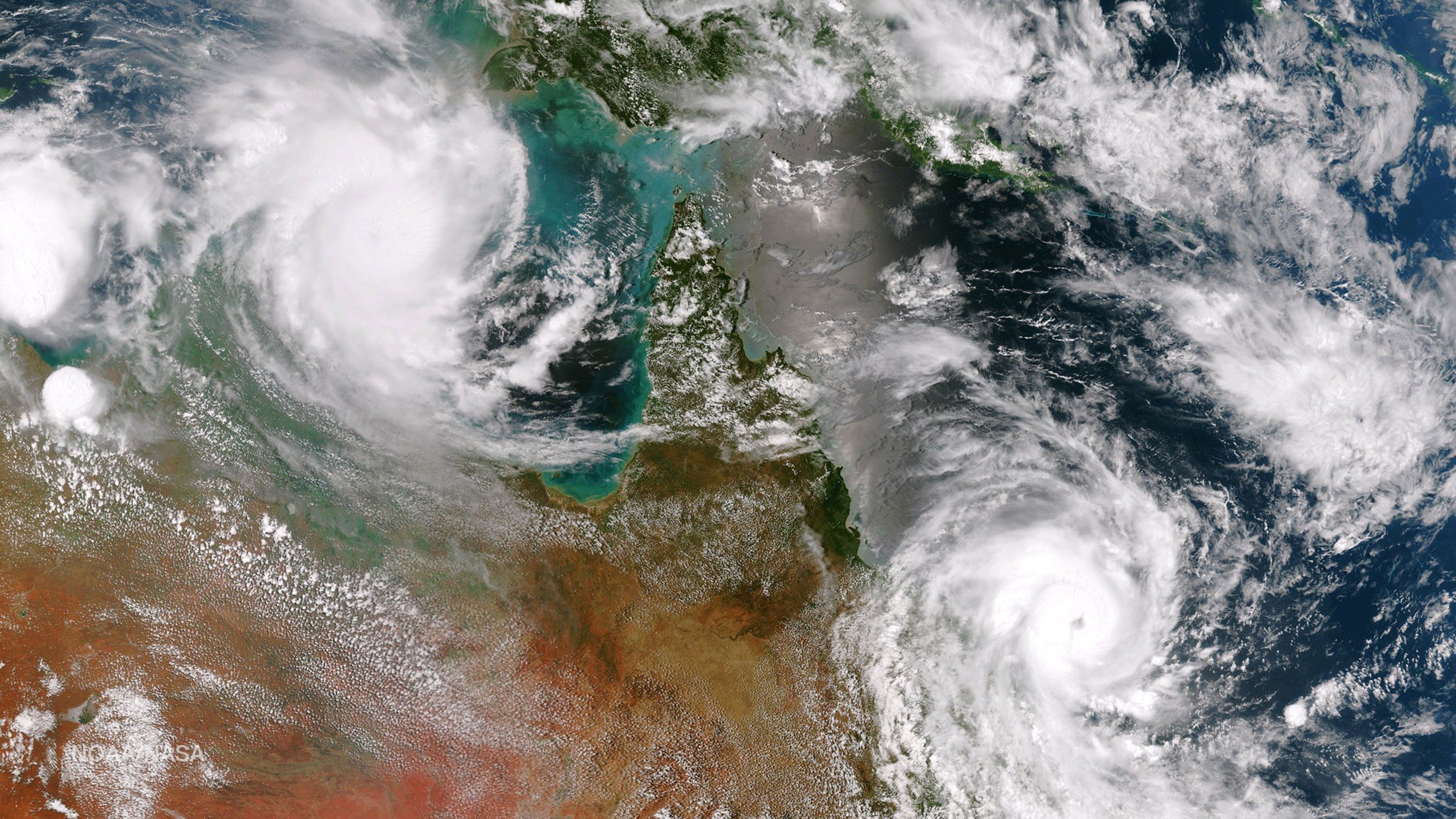 National Oceanic and Atmospheric Administration (NOAA) image on 19 February