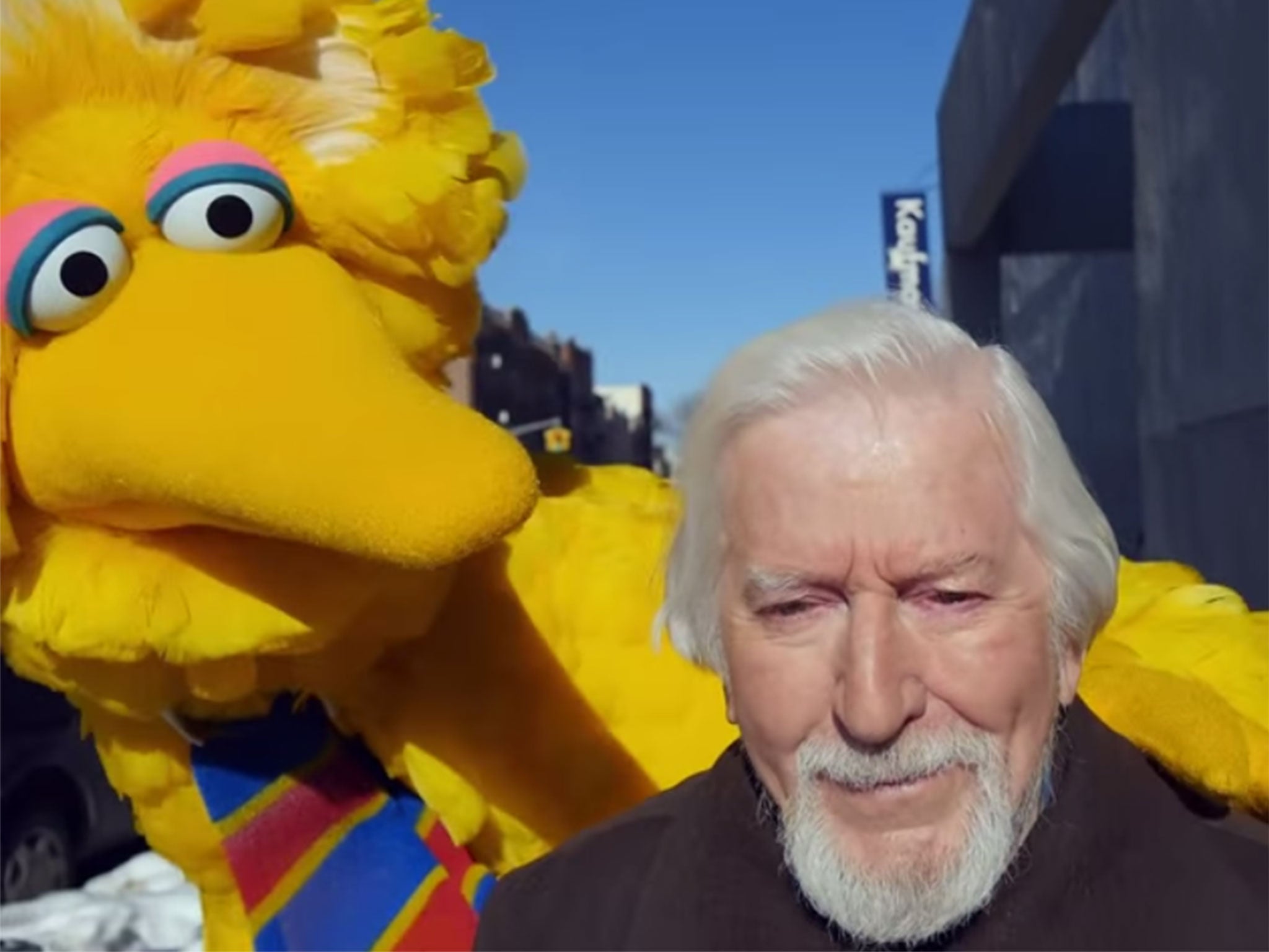 Big Bird and Caroll Spinney in Big Birdman