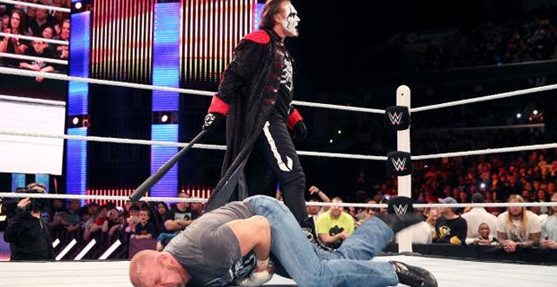 Sting takes down Triple H