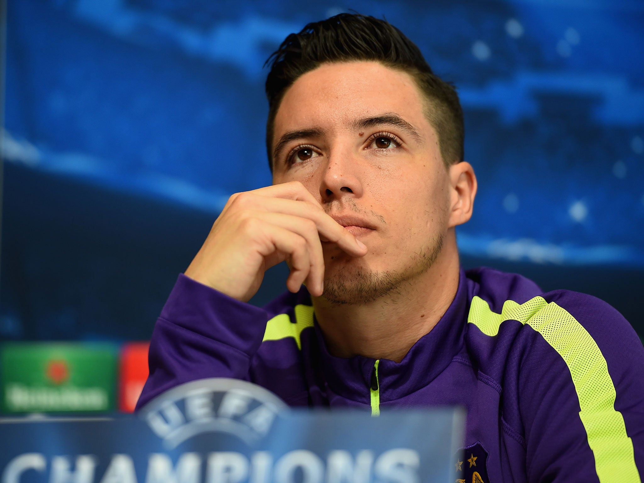 Samir Nasri believes Manchester City showed Barcelona too much respect last season