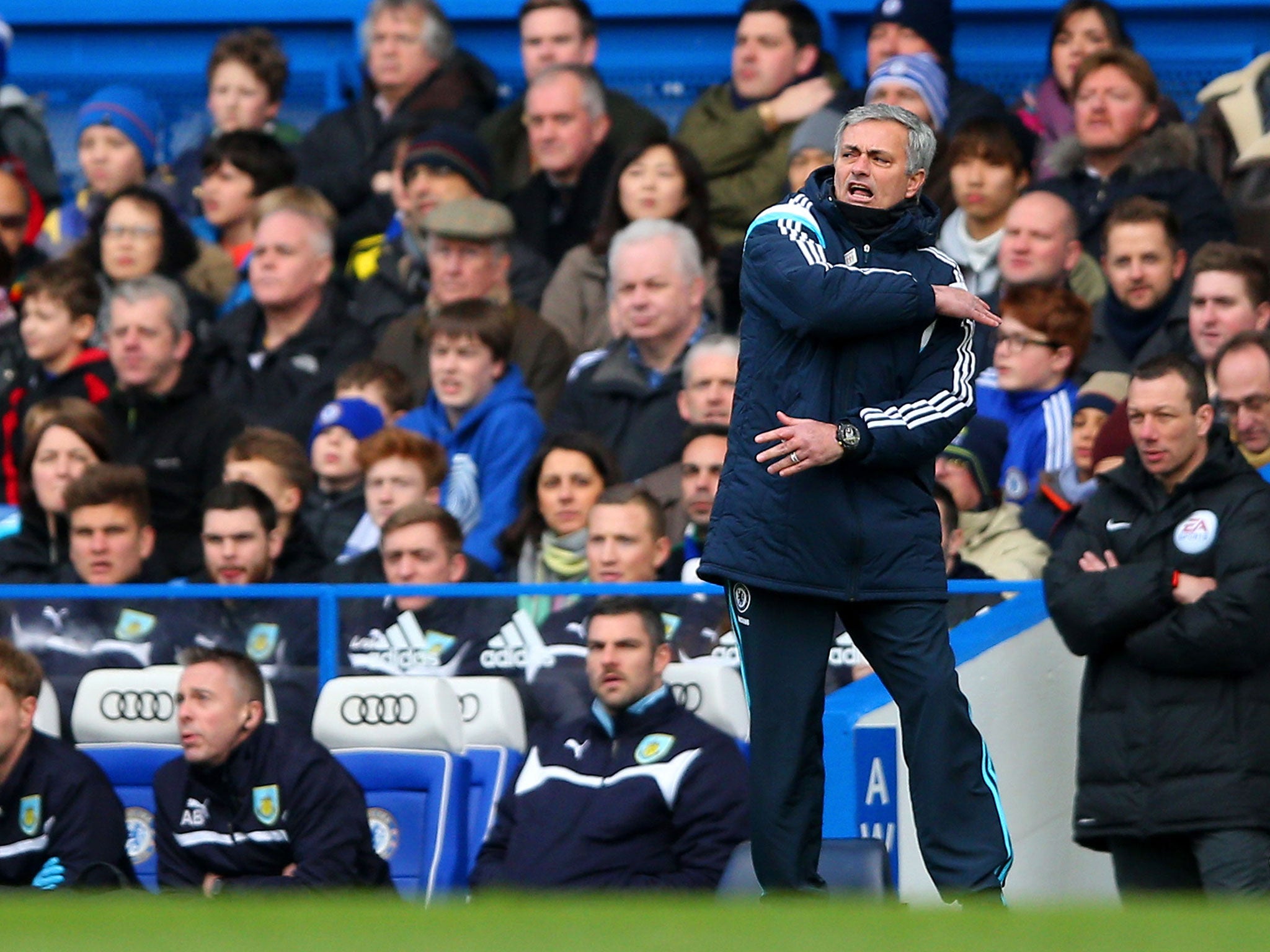 Mourinho was furious with the decision not to punish Barnes