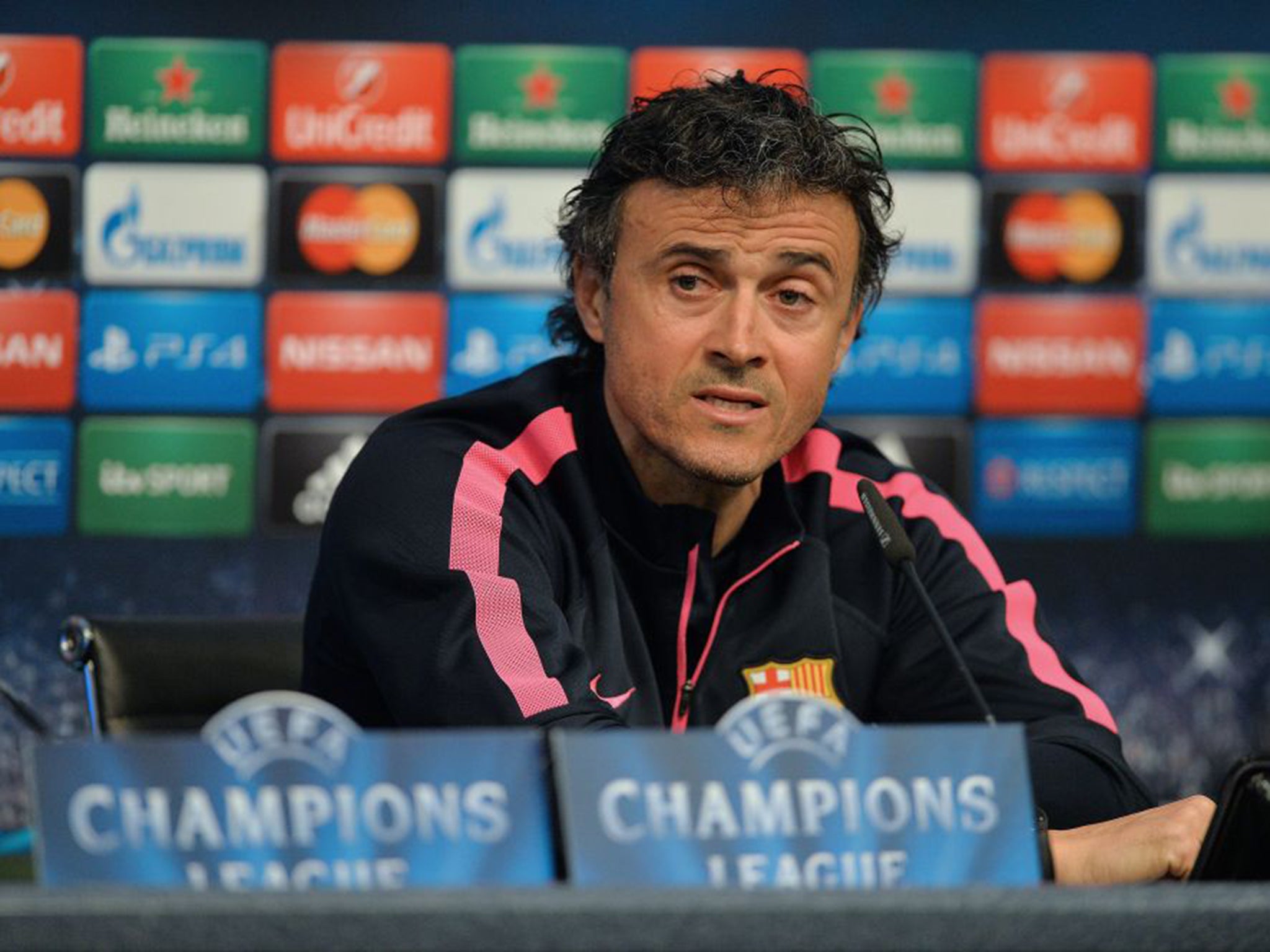 Luis Enrique, the Barcelona coach