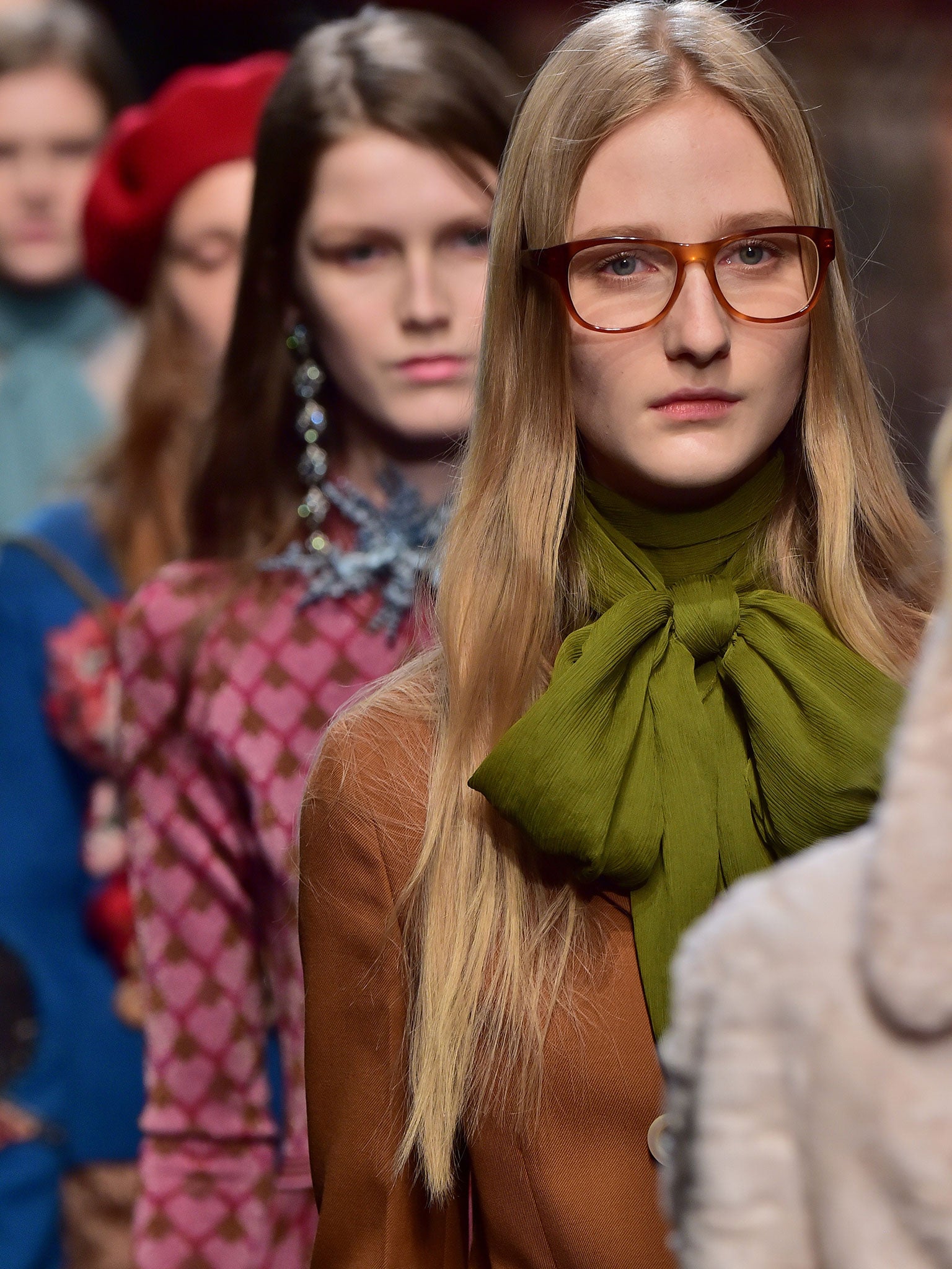 Gucci's autumn/winter 2015 show during Milan's Fashion Week