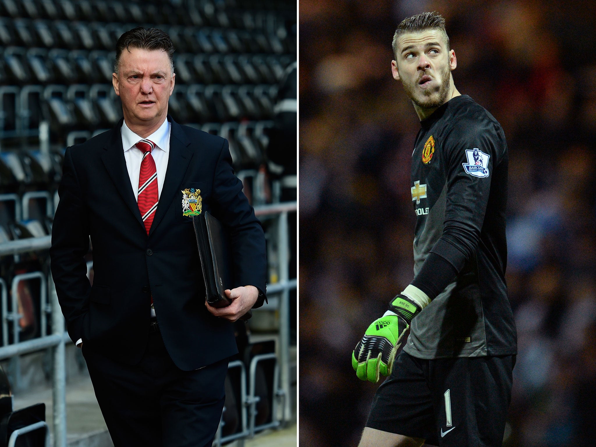 Louis van Gaal and David De Gea