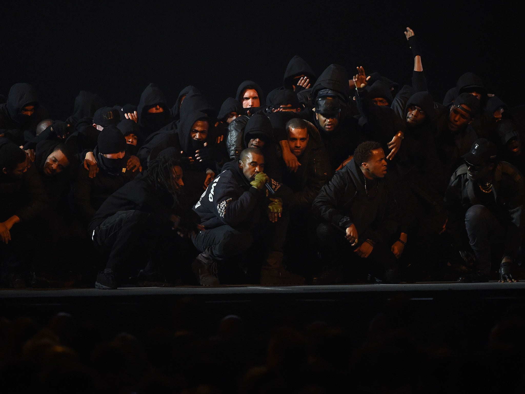 Kanye West performs live at the Brit Awards - will tonight's broadcast of his Glastonbury show go better?