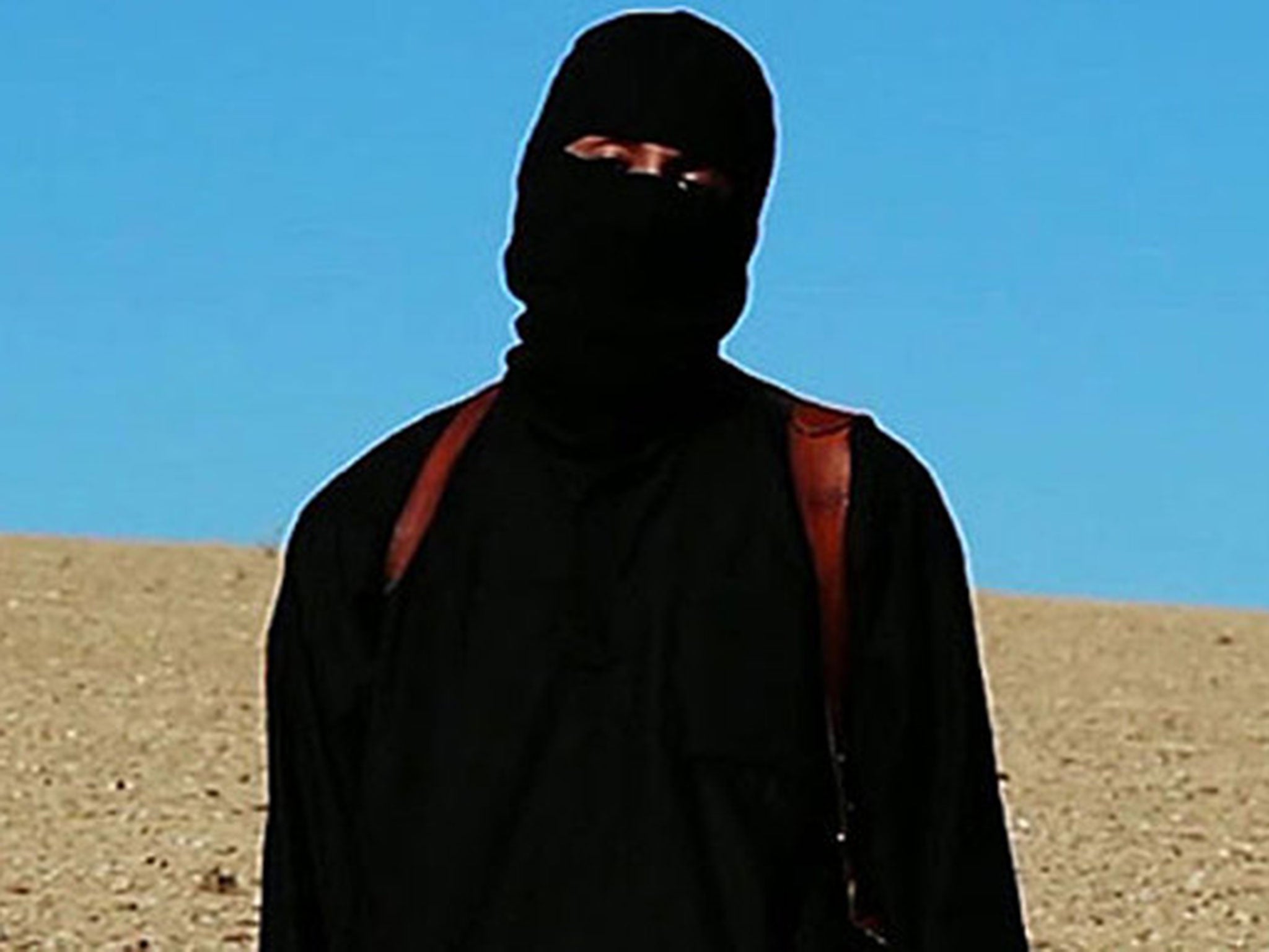 Jihadi John in an Isis beheading video