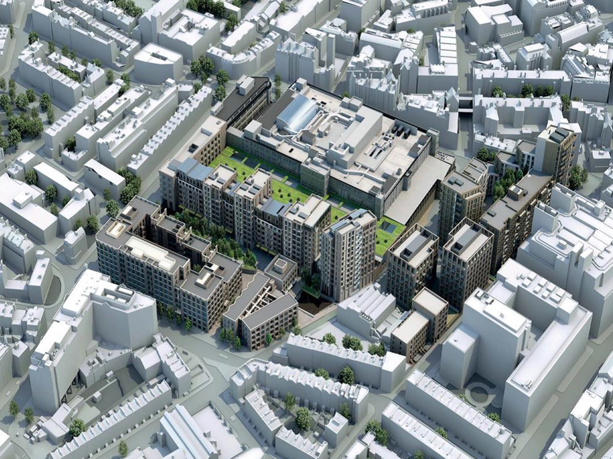 The plans for Mount Pleasant in EC1, owned by the Royal Mail Group