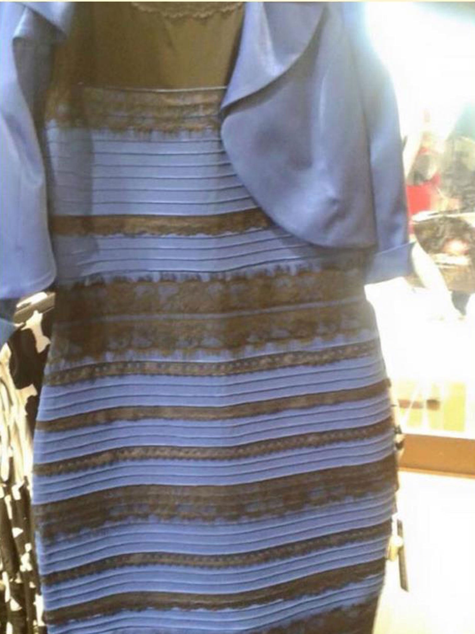 The dress can be seen in different colours