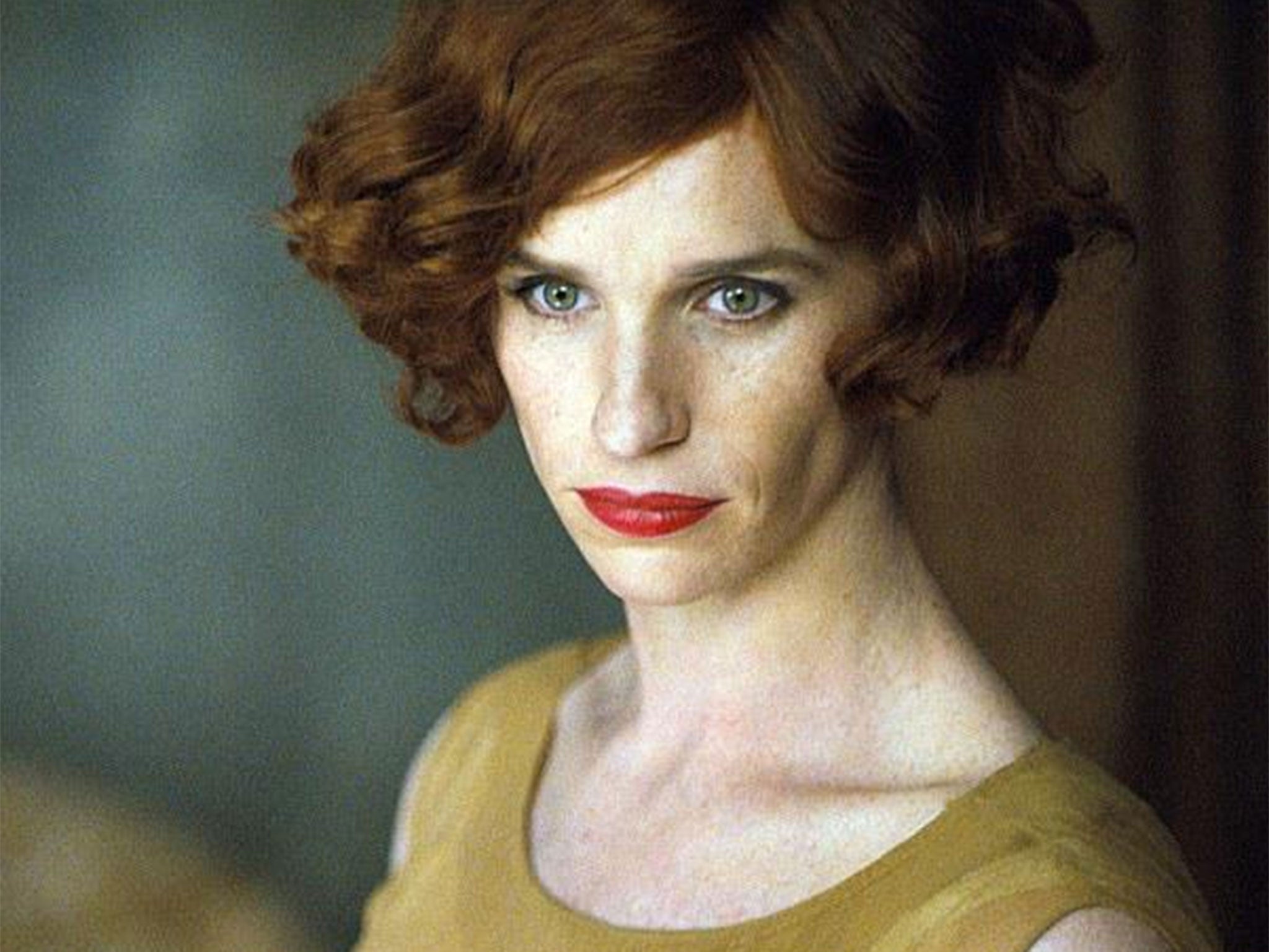 Eddie Redmayne as transgender artist Lili Elbe in The Danish Girl