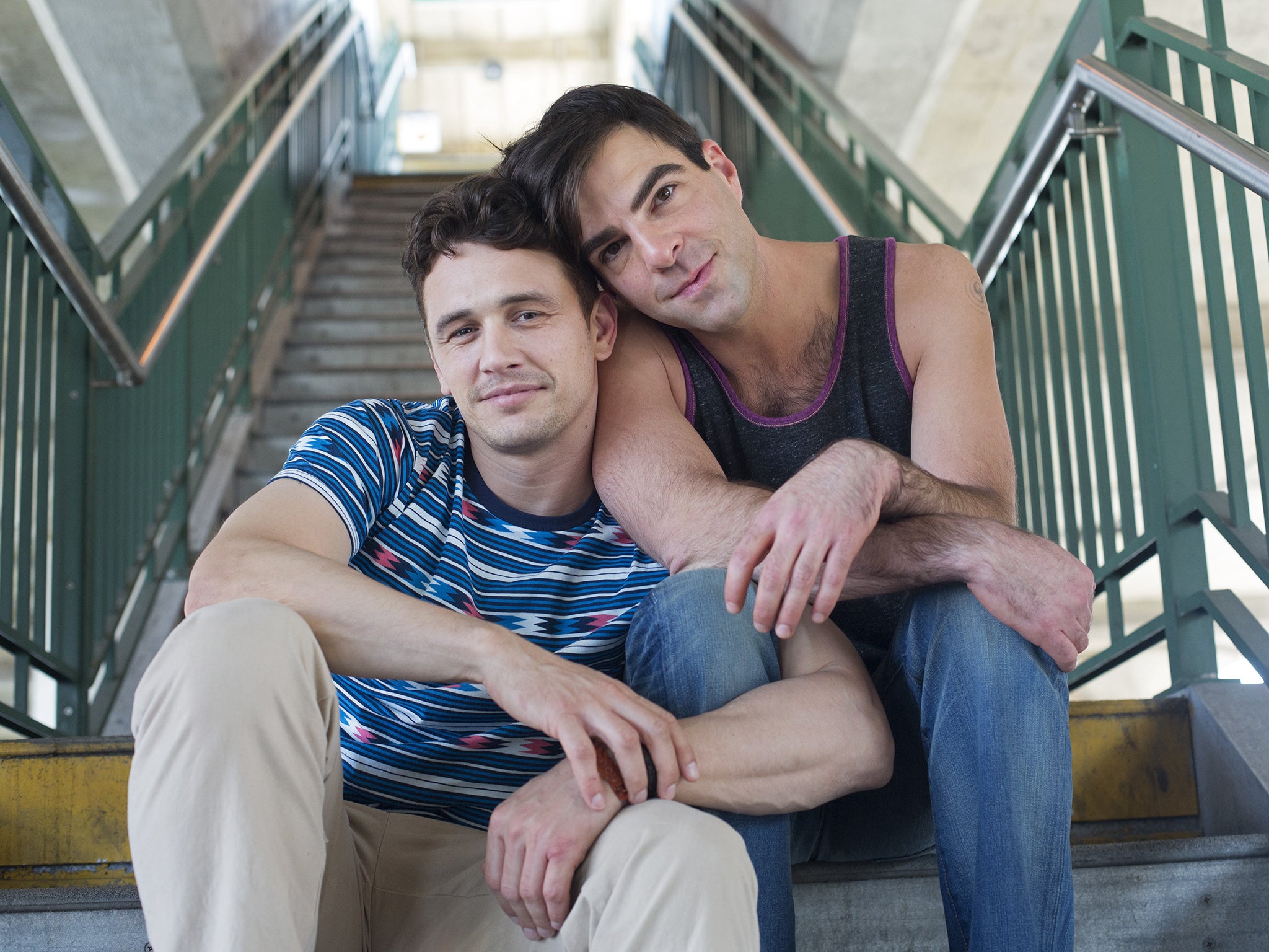 James Franco and Zachary Quinto in ‘I Am Michael’