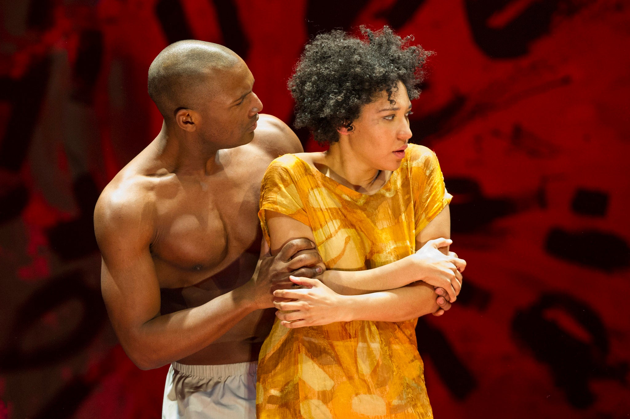 Noah Stewart and Julia Bullock in The Indian Queen