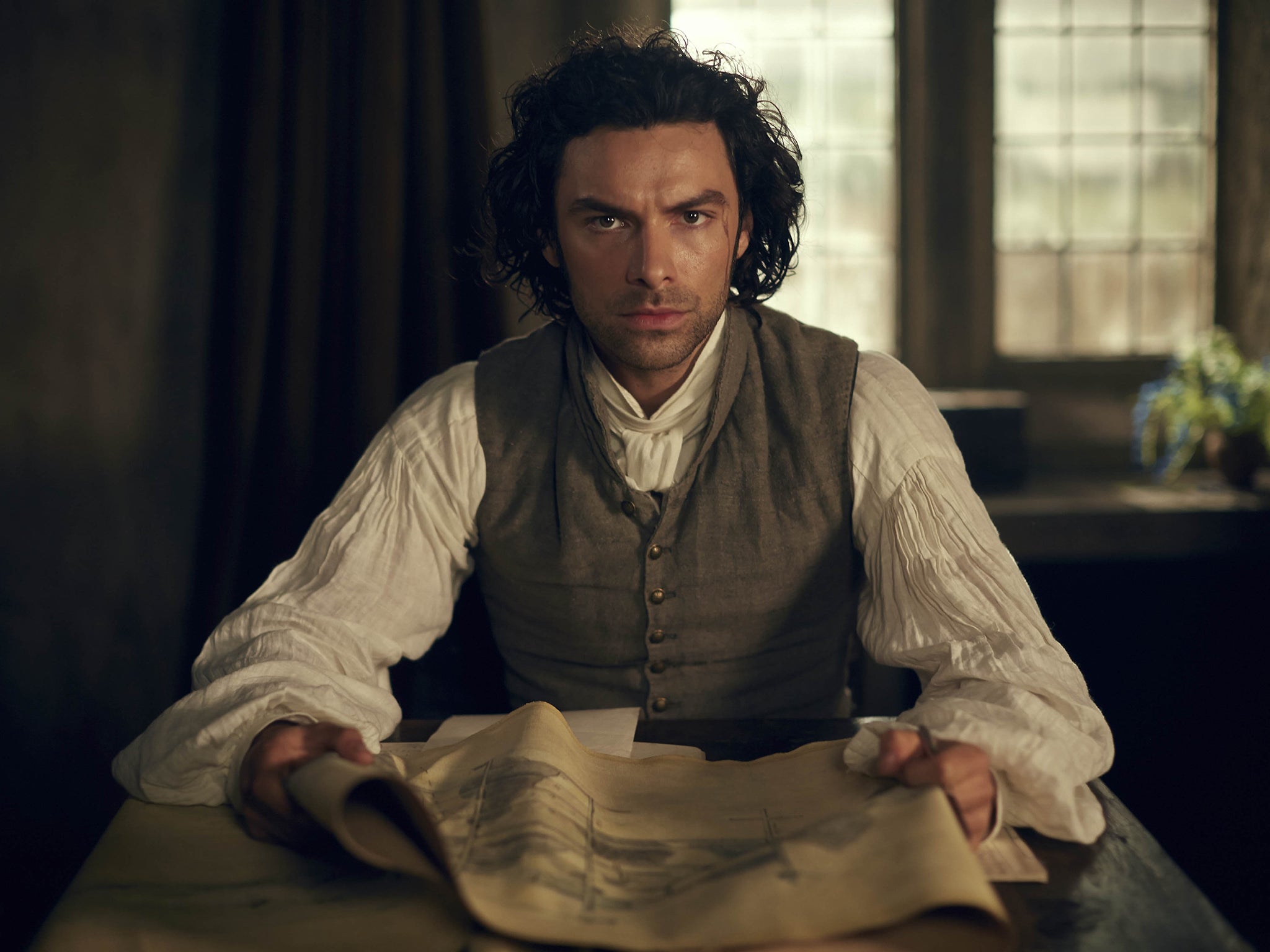 Aidan Turner as Ross Poldark