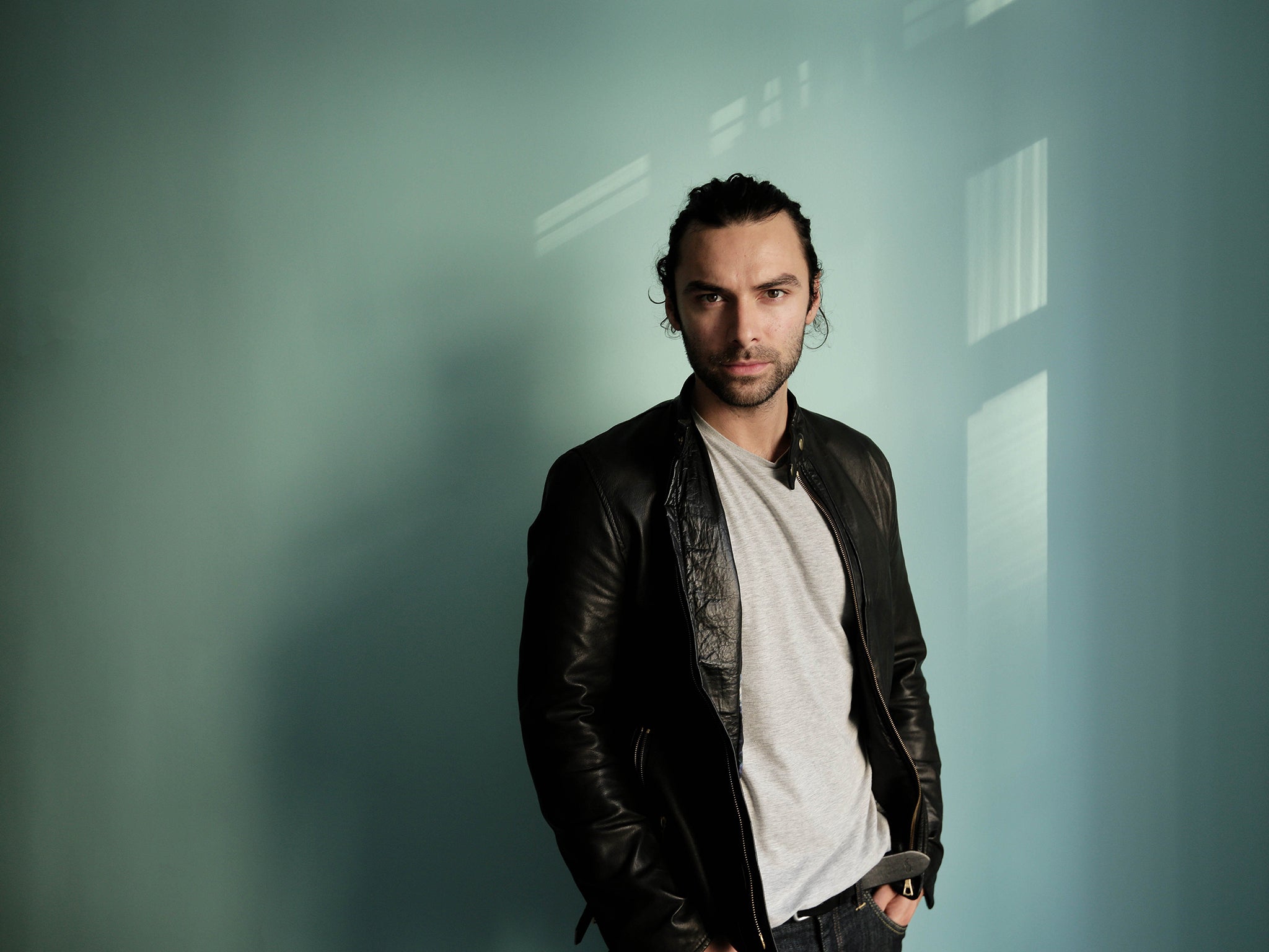 Aidan Turner plays Ross Poldark in the new BBC drama