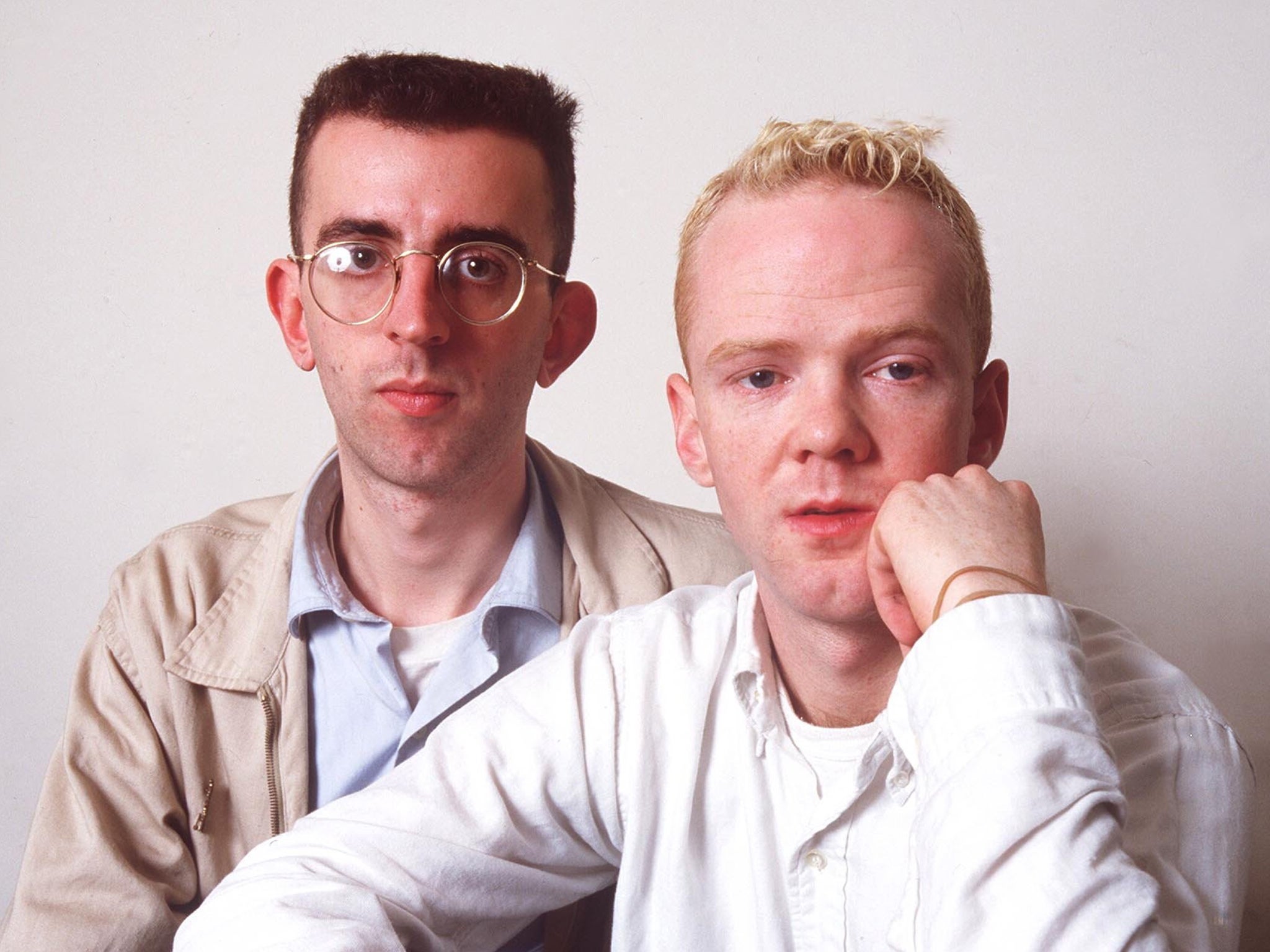 Jimmy Somerville and back in 1985 with Richard Coles