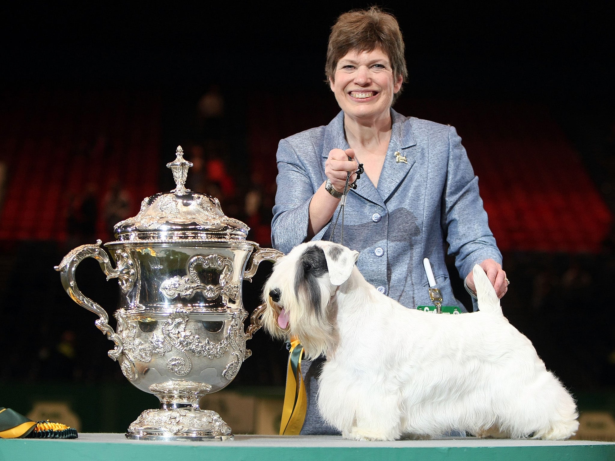 Charmin, a Sealyham terrier, and his handler Margery Good won Crufts in 2009