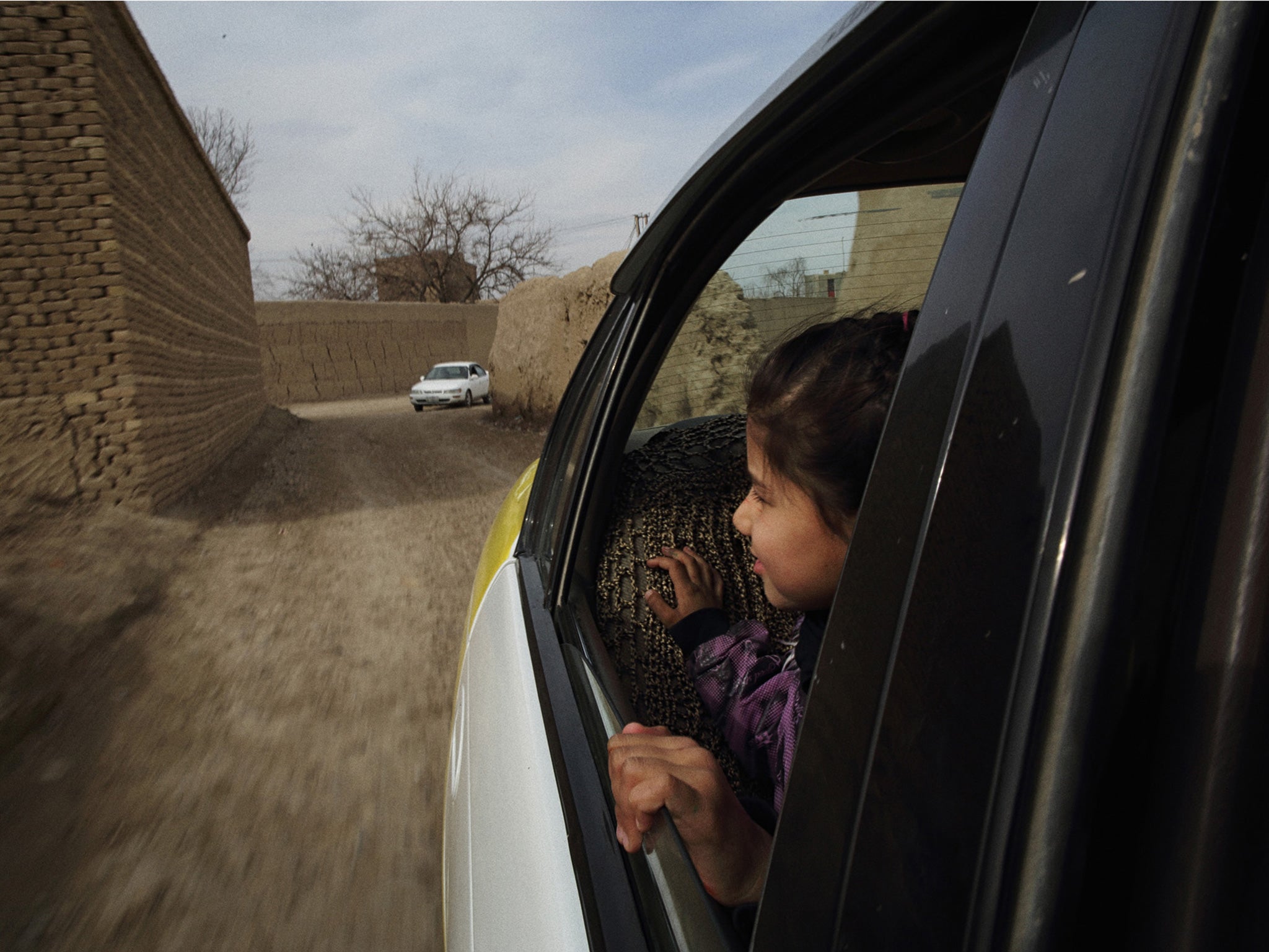 Bahayi's first client was so stunned she asked for a tour around Mazar-e Sharif