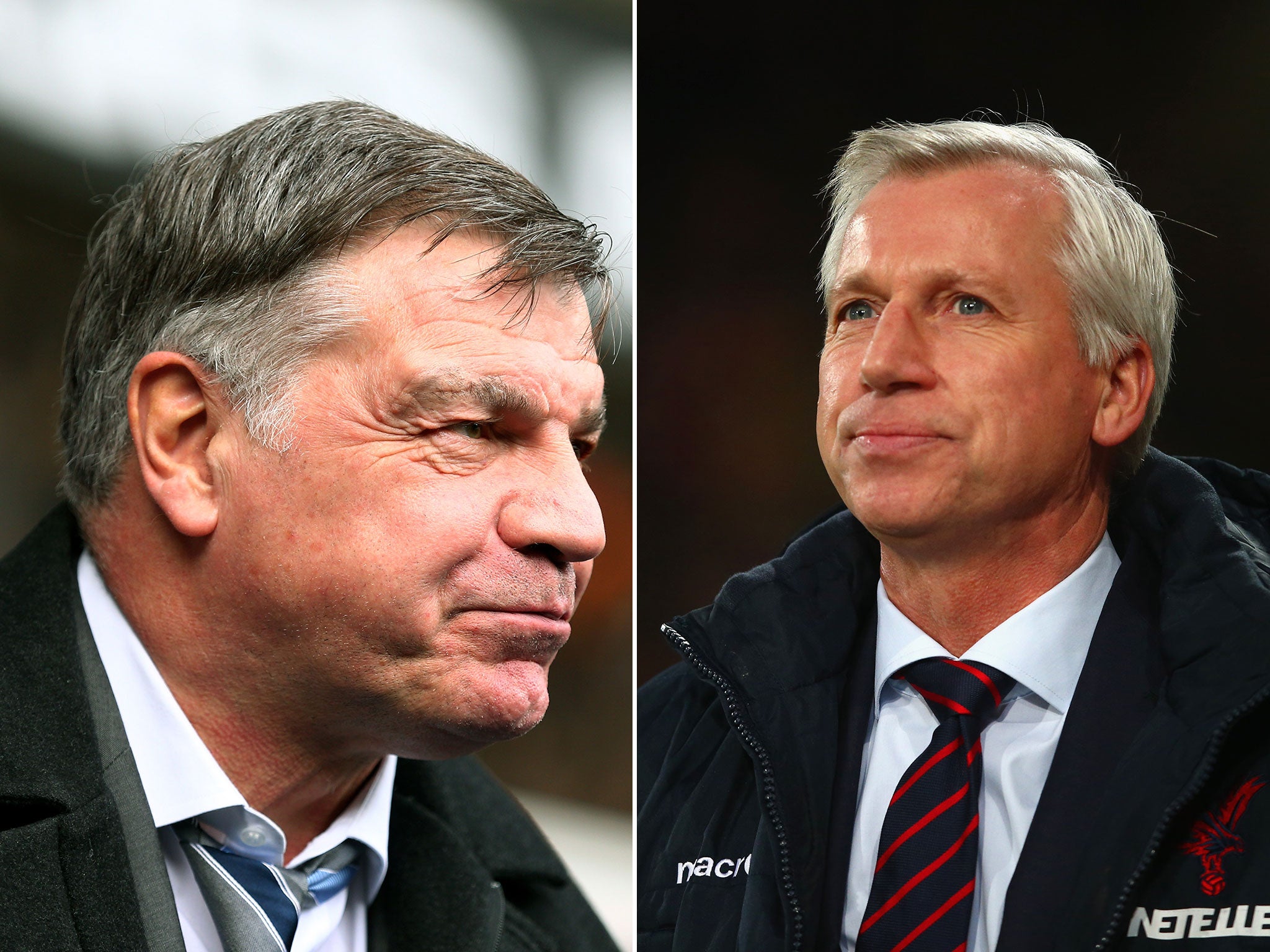 Sam Allardyce and Alan Pardew