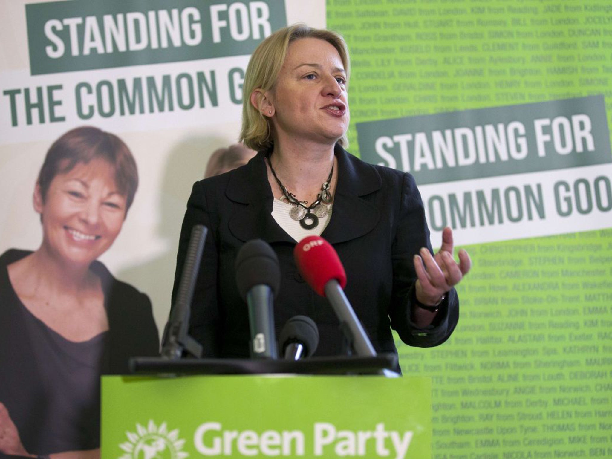 Austrialian-born Natalie Bennett was elected leader of the Green Party in September 2012