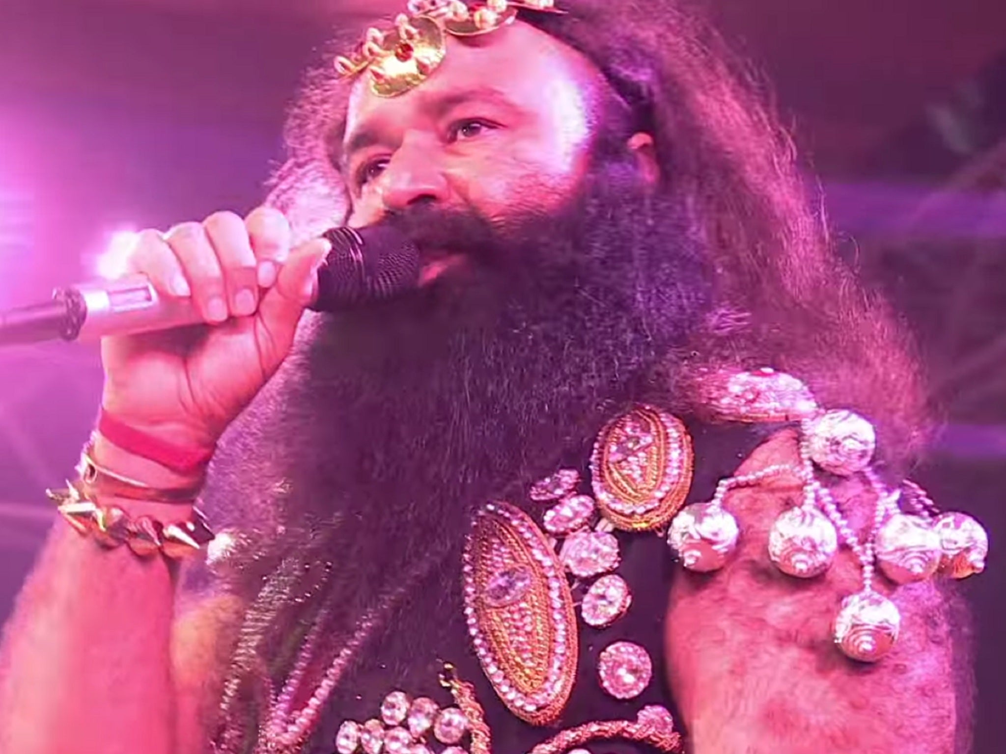 Gurmeet Ram Rahim Singh is accused of encouraging 400 men to get their testicles removed