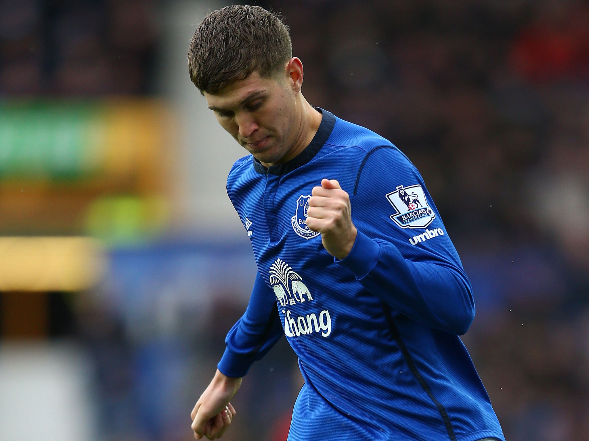 Stones joined Everton from Barnsley in 2013