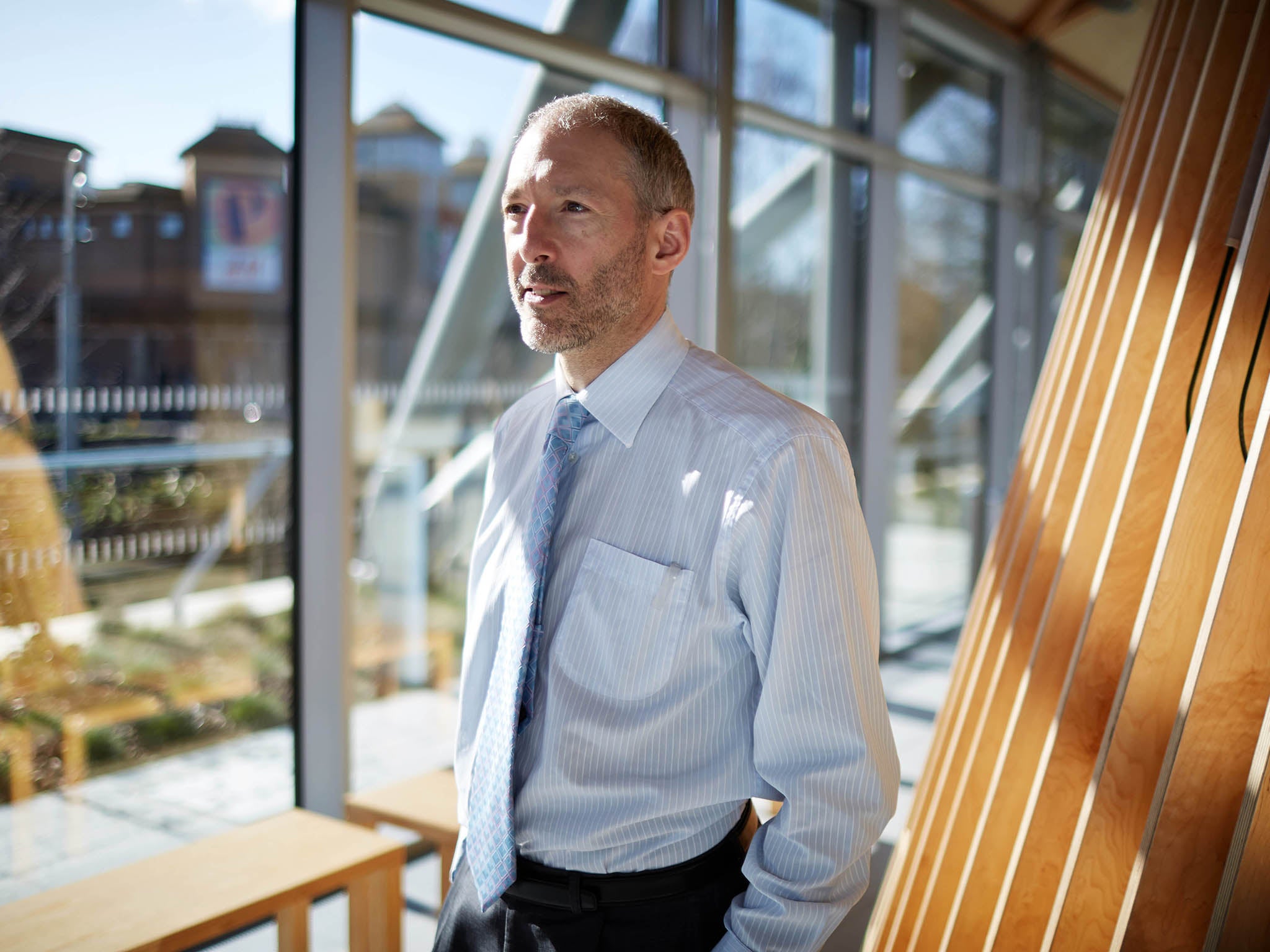 David Nussbaum at WWF-UK’s offices in Woking