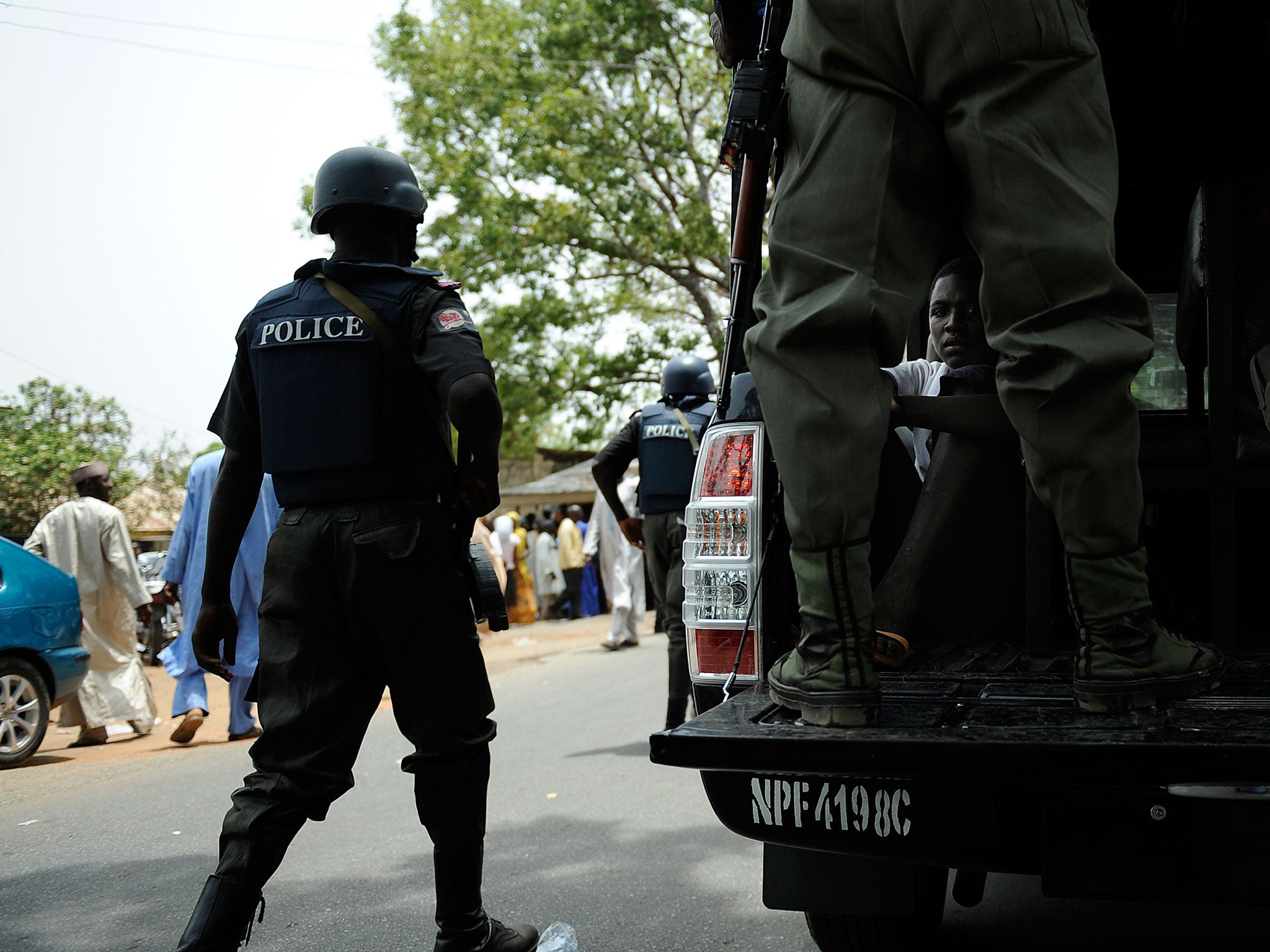 Nigerian police in Bauchi