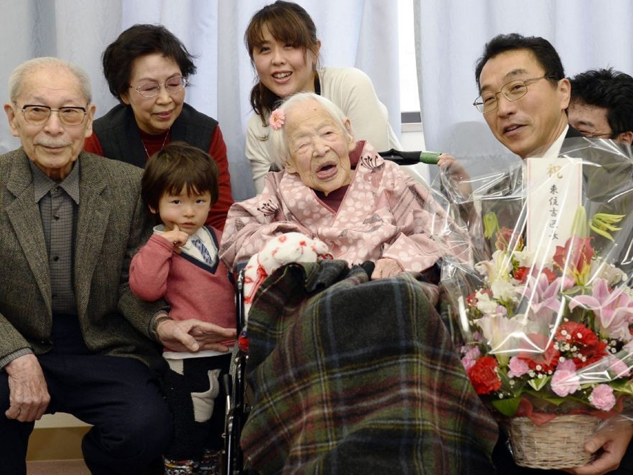 Misao Okawa, the world's oldest person, has died