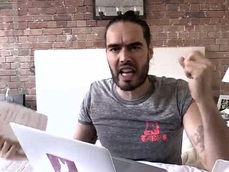 Russell Brand has recently become better known for his Youtube videos on social and political issues