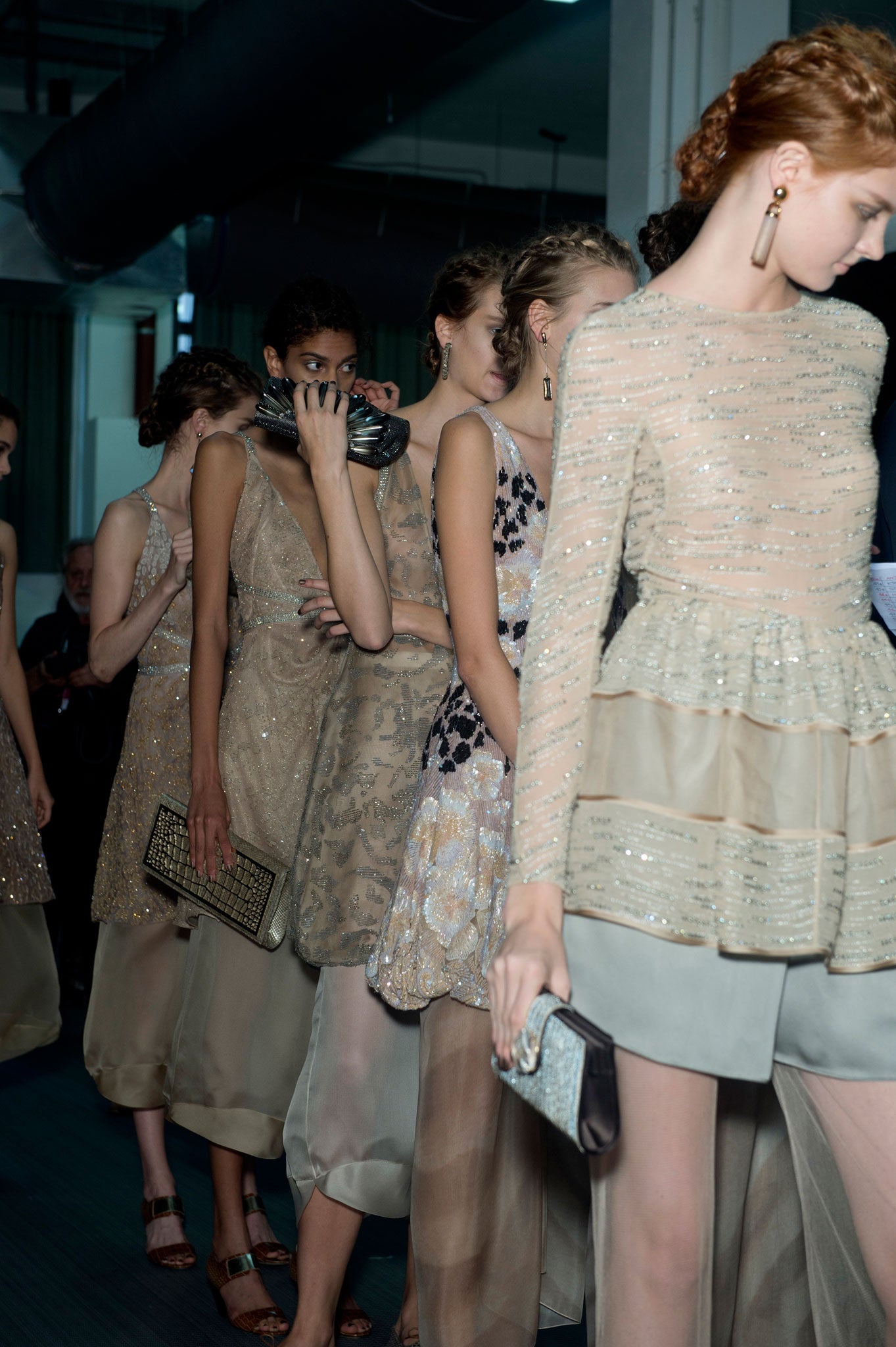 Armani's spring/summer 2015 collection was a sea of beige