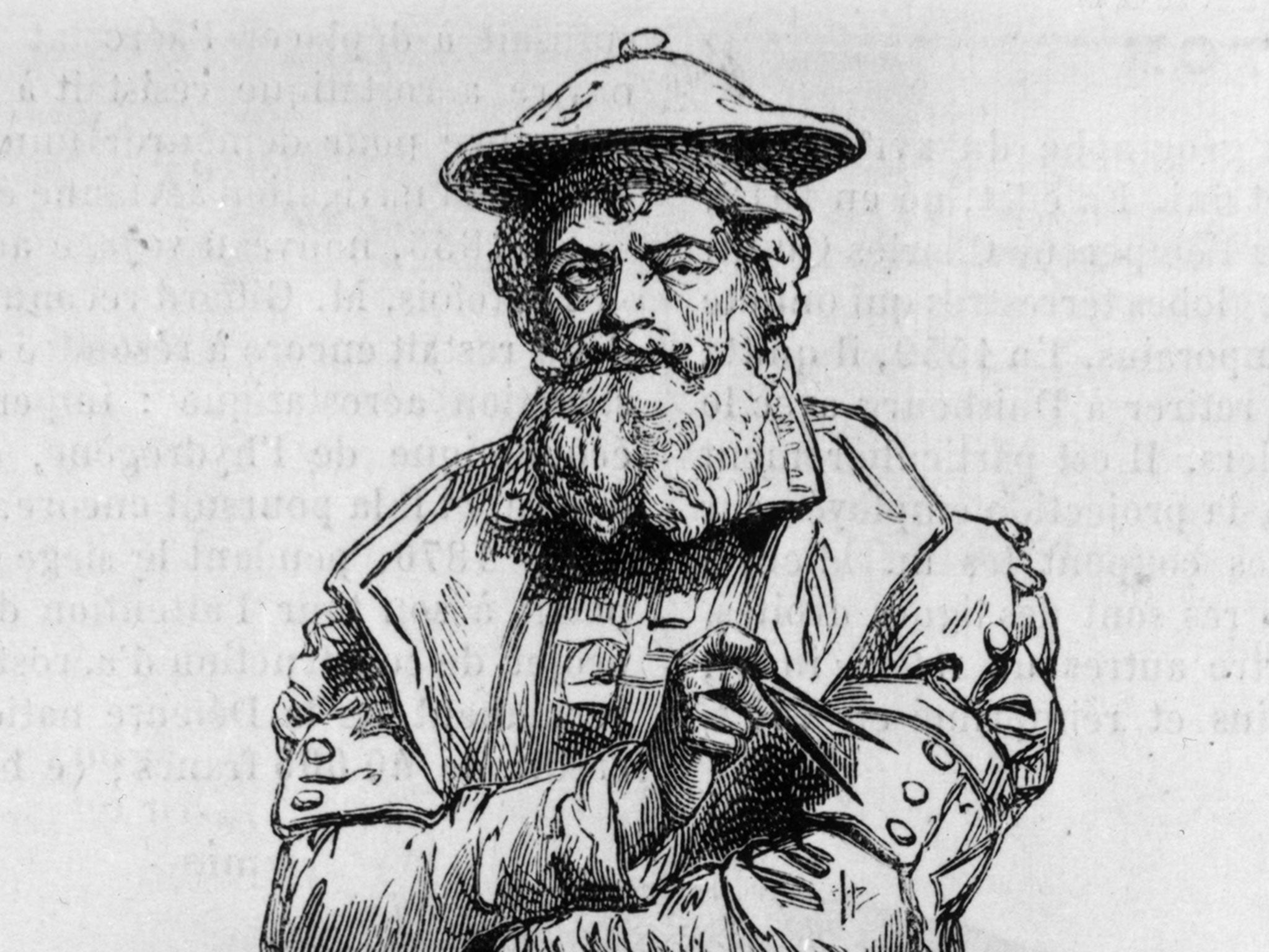 A statue of Geradus Mercator, which was unveiled at the Geographical Congree at Anvers