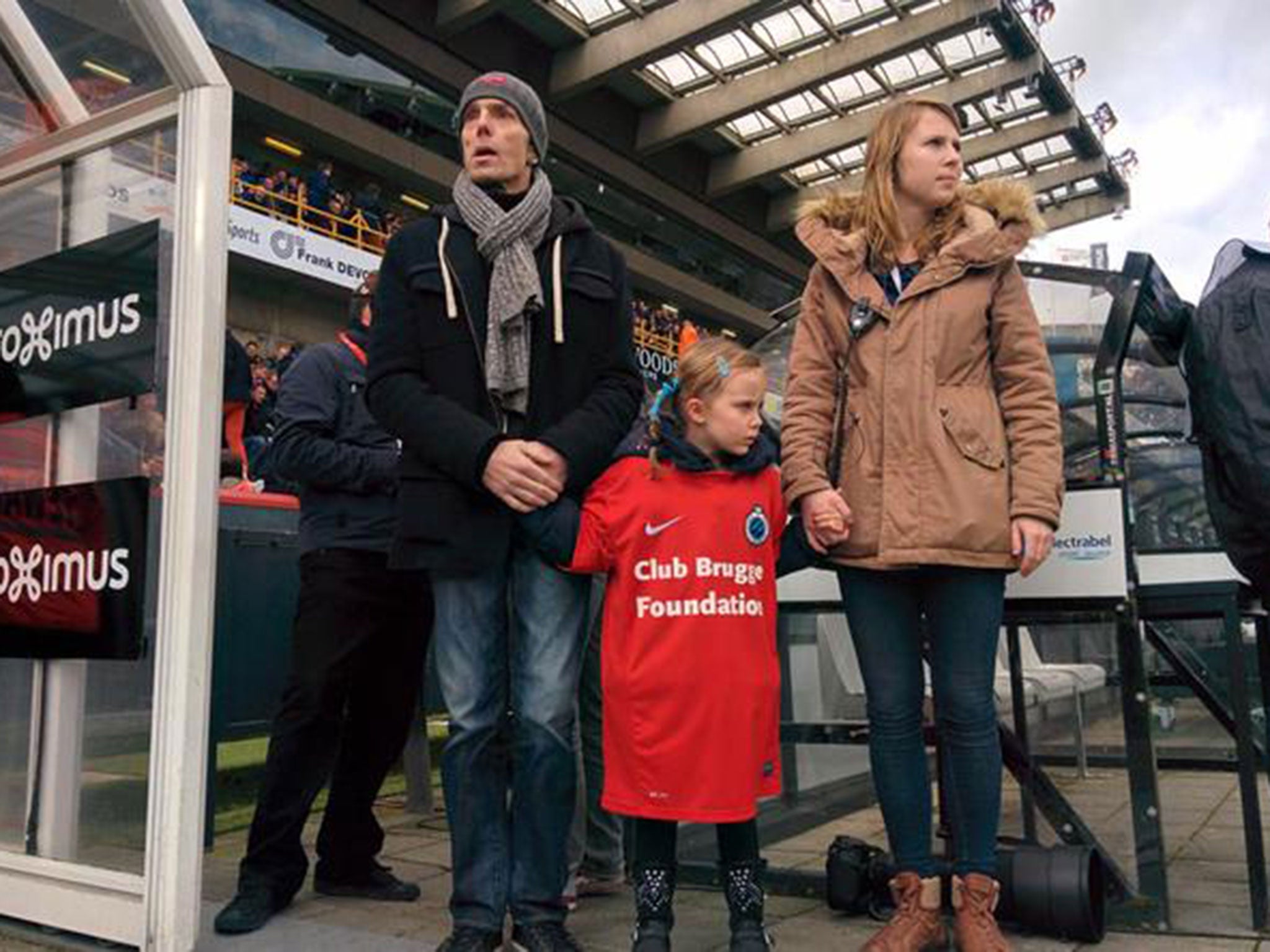 Lorenzo Schoonbaert, with his daughter Gina, died on Monday