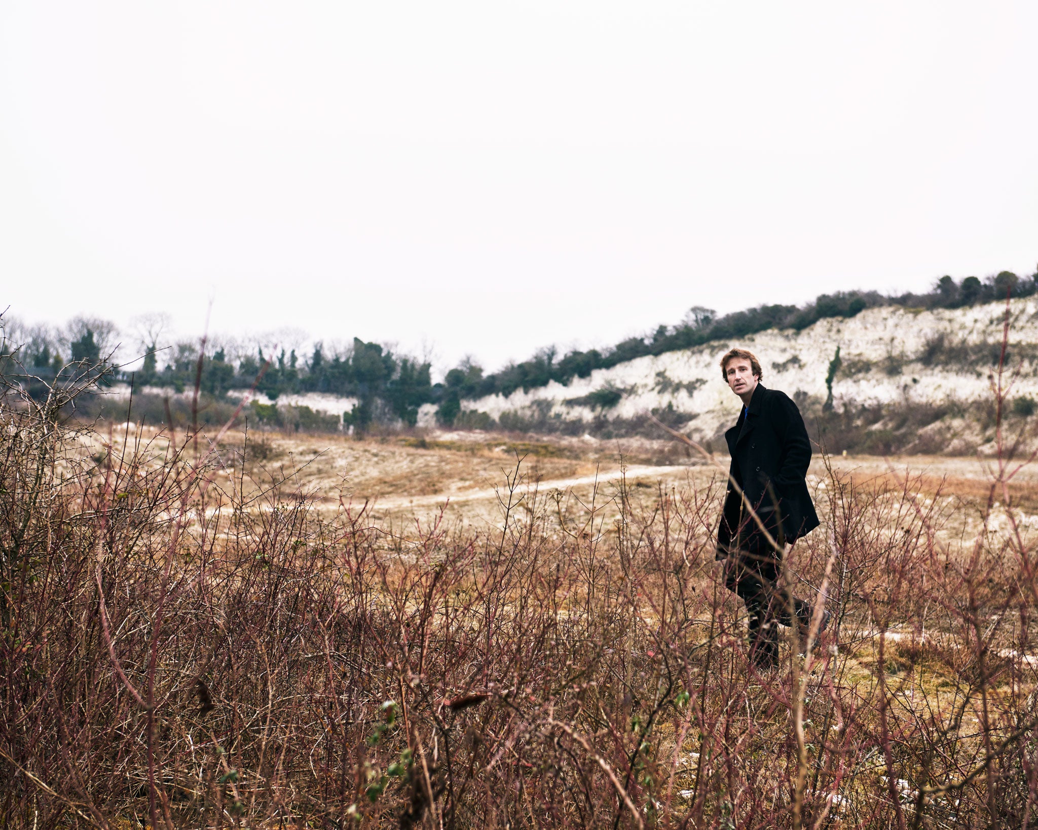 Macfarlane in the Cherry Hinton chalk pits, which yielded the stone for some of the Cambridge colleges