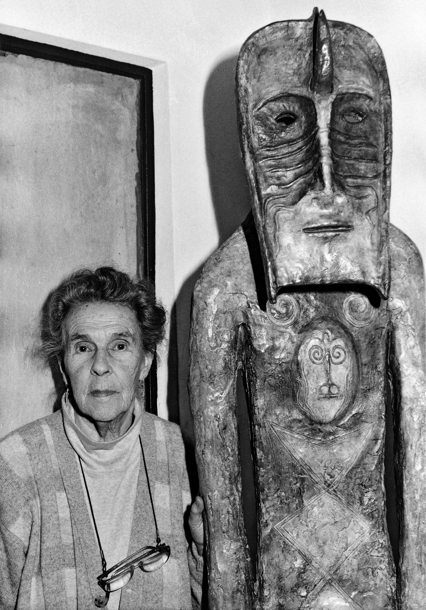 Leonora Carrington photographed by Chloe Aridjis, 1994