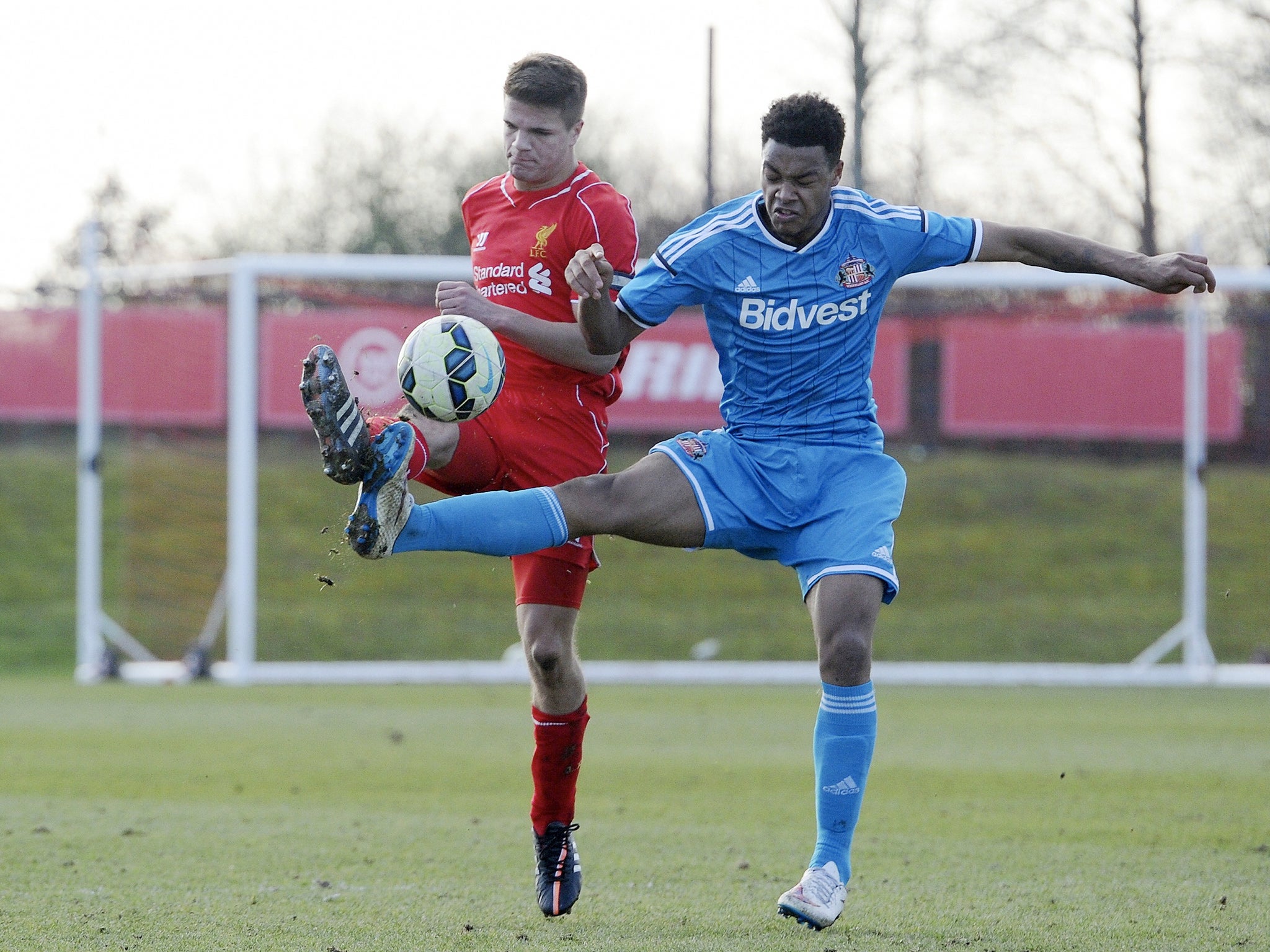 Brewitt in action for the Under-18s