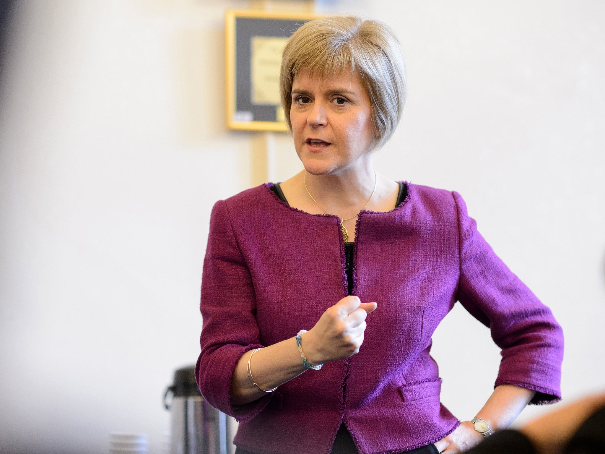 Nicola Sturgeon said she was not surprised by the announcement (AFP/Getty)