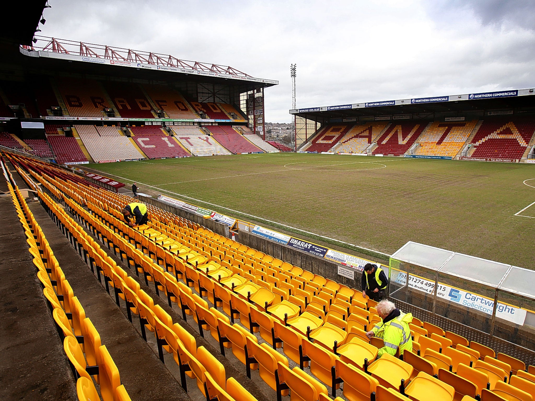 The Valley Parade stadium today