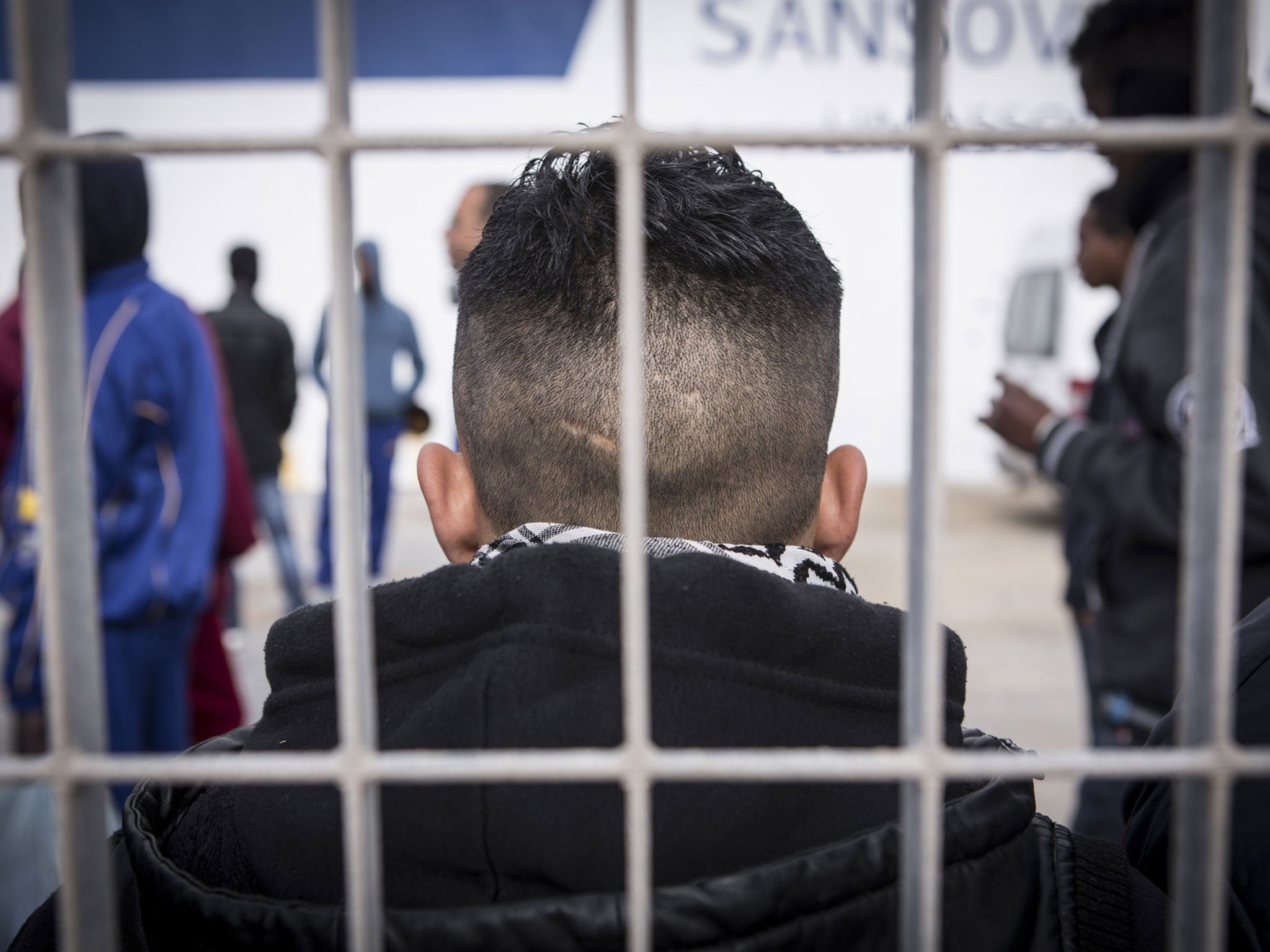 Yusuf, 17, saw people die of starvation on the journey from Sudan to Libya