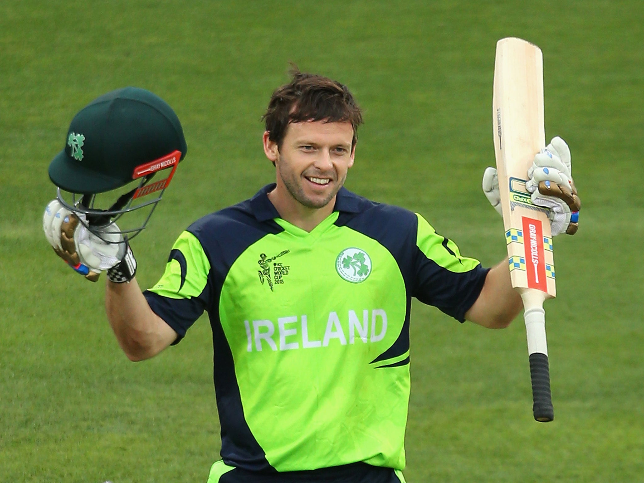 Ed Joyce records his third ODI century for Ireland