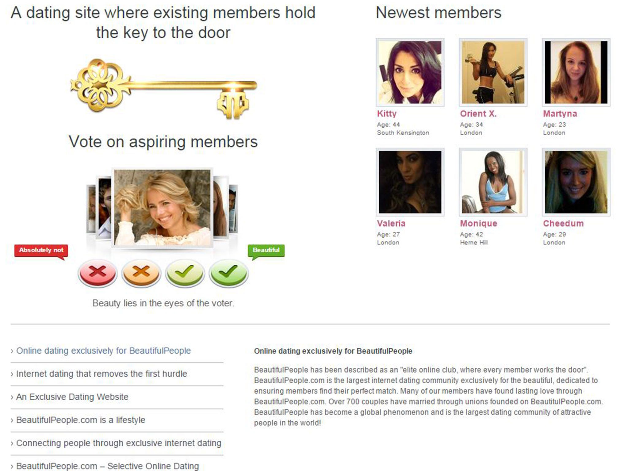 BeautifulPeople.com has ditched 3,000 members