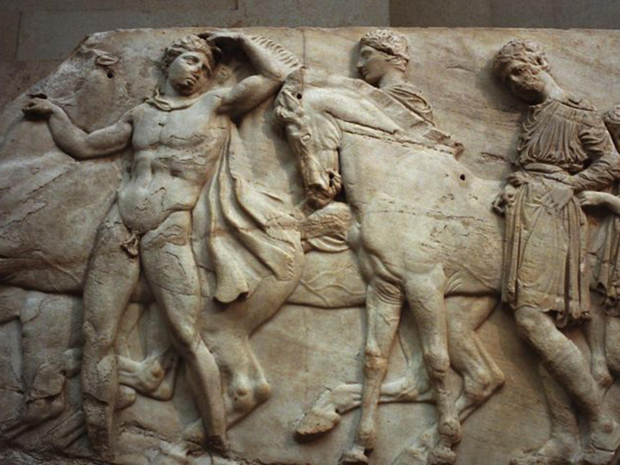 The Elgin Marbles were created 2,500 years ago to decorate the Parthenon temple in Athens