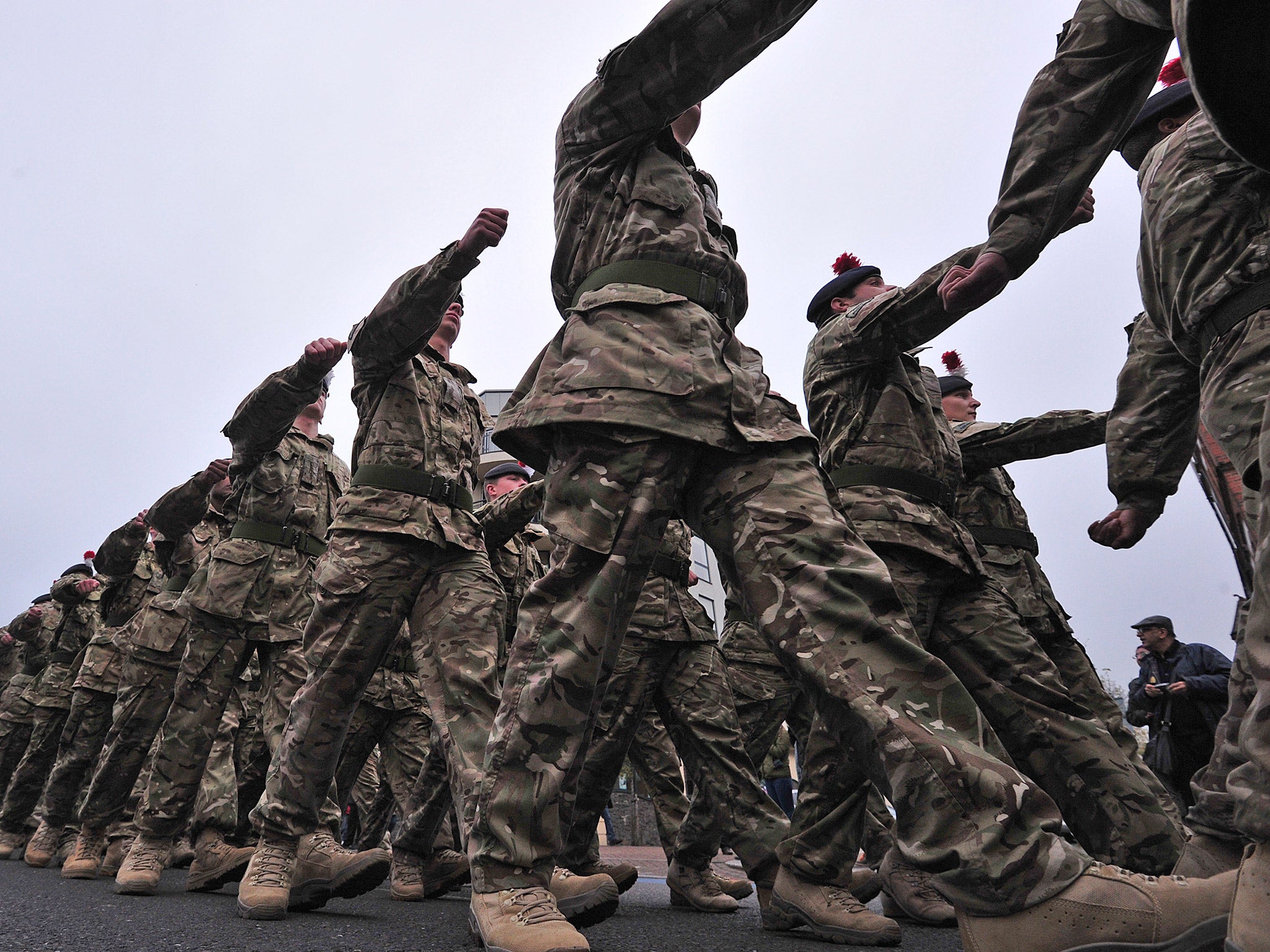 According to research by the BBC, women make up only 1.3 per cent of senior officers in the military (Getty)