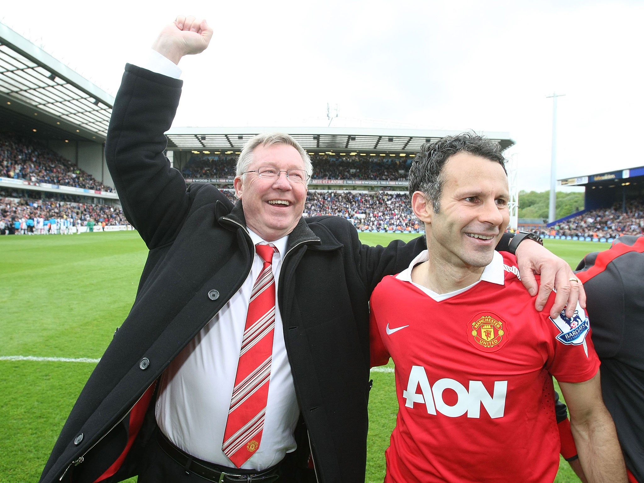 Sir Alex Ferguson and Ryan Giggs