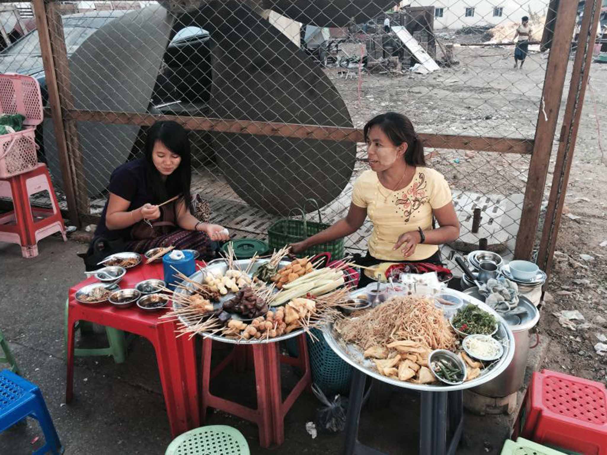 Rangoon street food