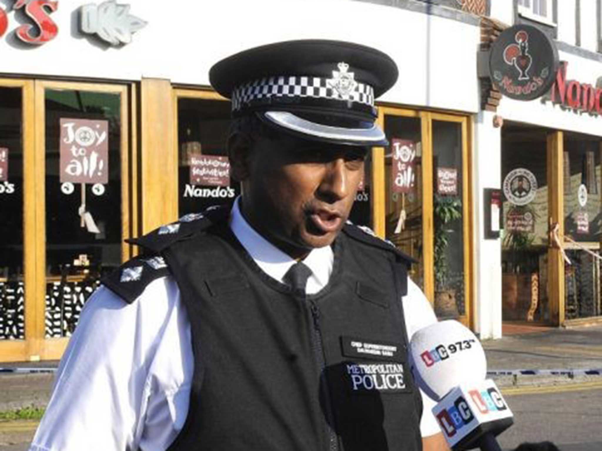 Mr Babu speaking to the press in 2011