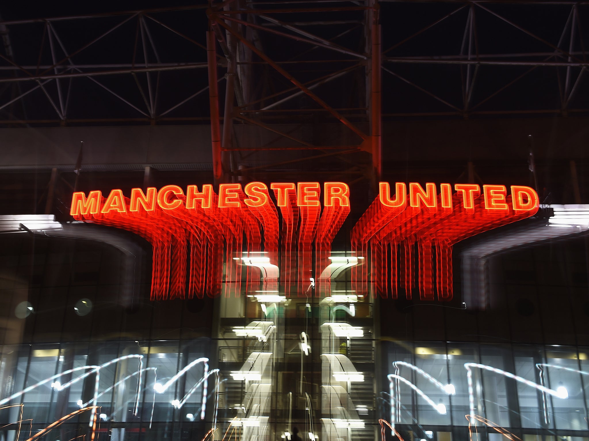 A view from outside Old Trafford