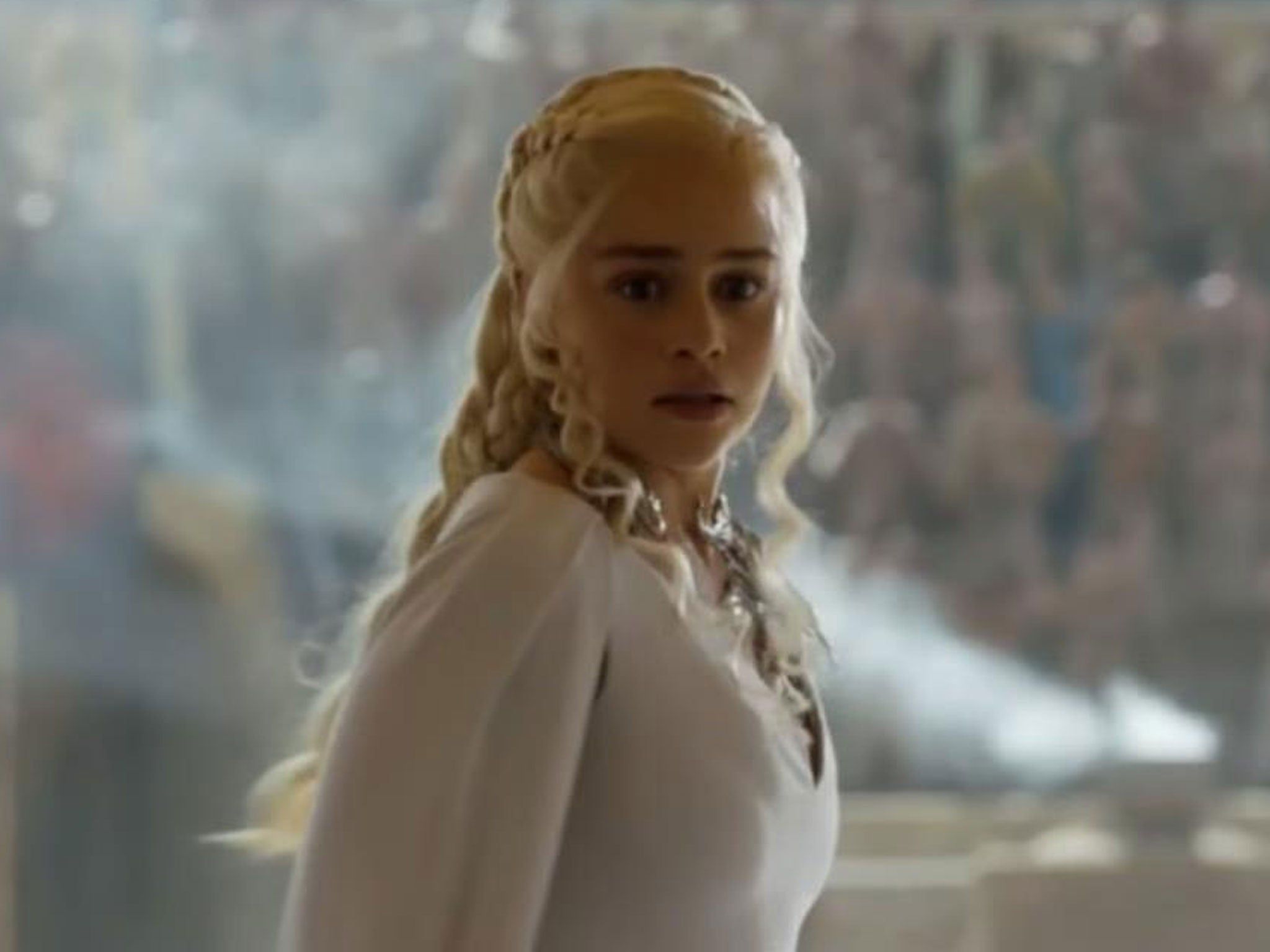 Daenerys in the new Game of Thrones season 5 trailer