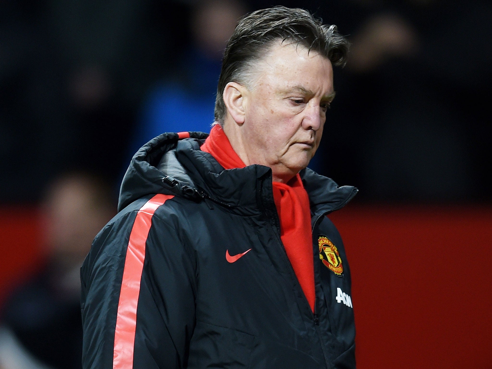 Manchester United manager Louis van Gaal