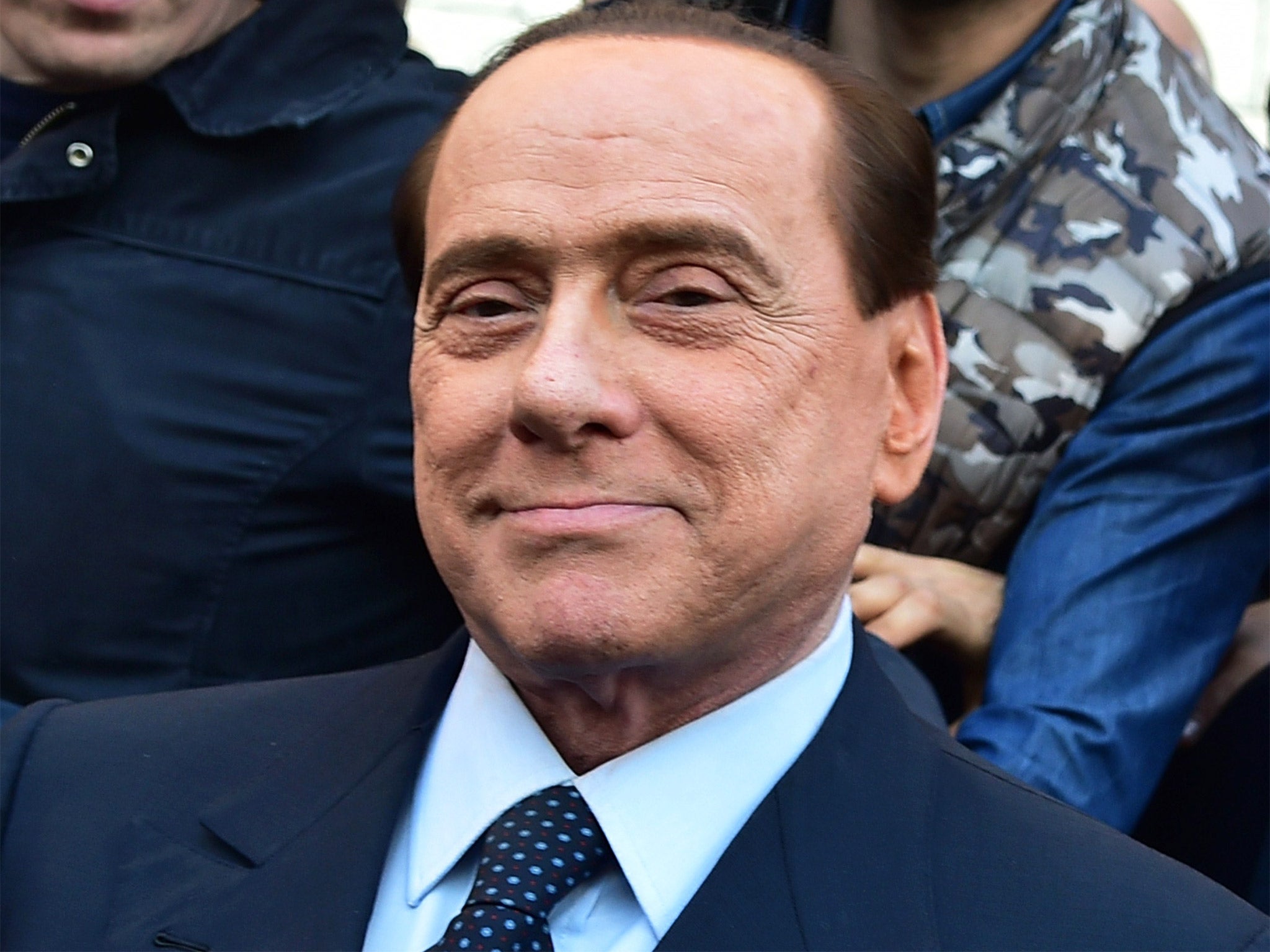 Former Italian prime minister Silvio Berlusconi